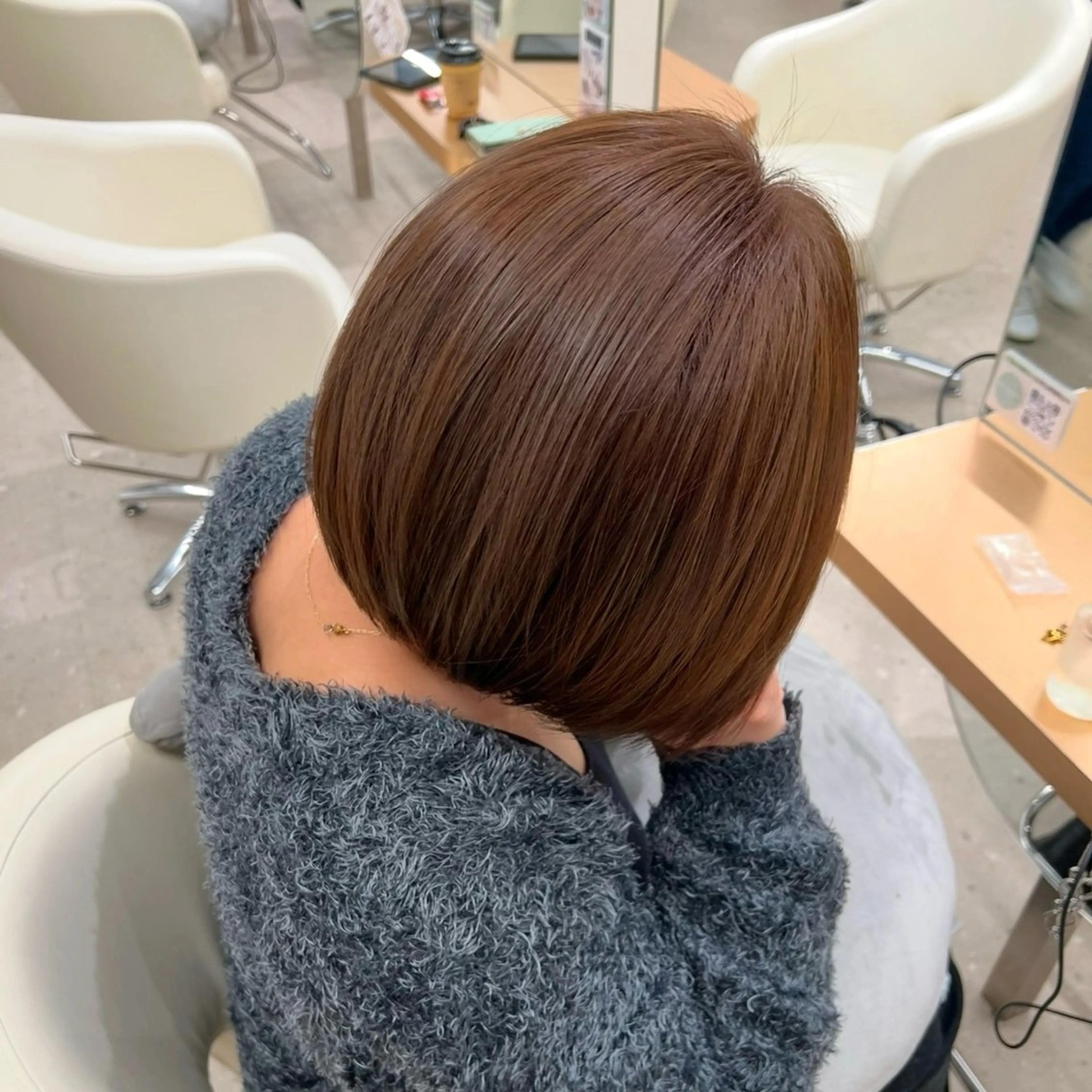 ショート カラー ベージュカラー ブラウンカラー ブラウンベージュ ボブ カット ヘアカラー ✨メンズ/パーマ/ 三宅 昌太✨のヘアスタイル