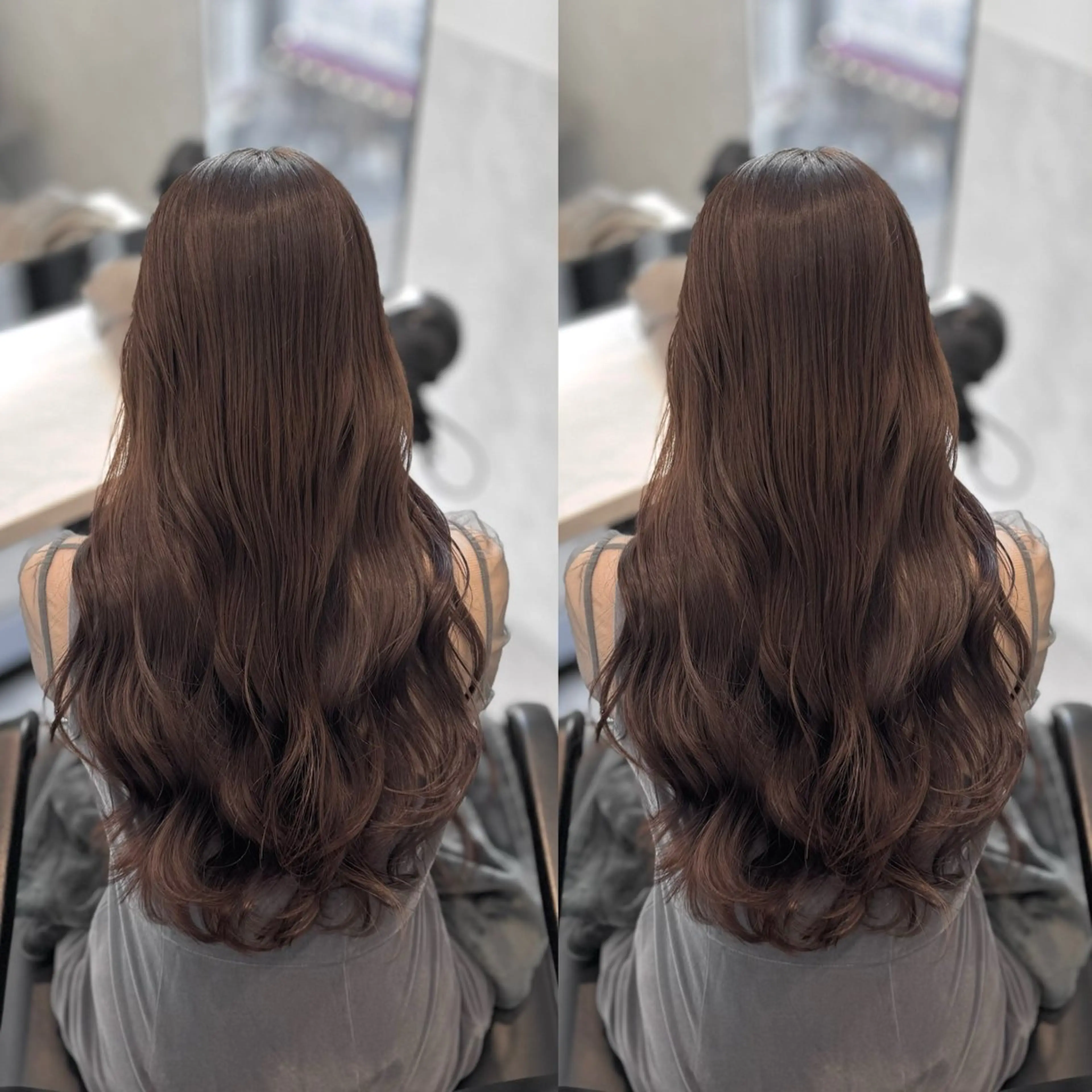 ロング ヘアカラー トリートメント 🌟透明感カラー 🌟松岡勇輝のヘアスタイル