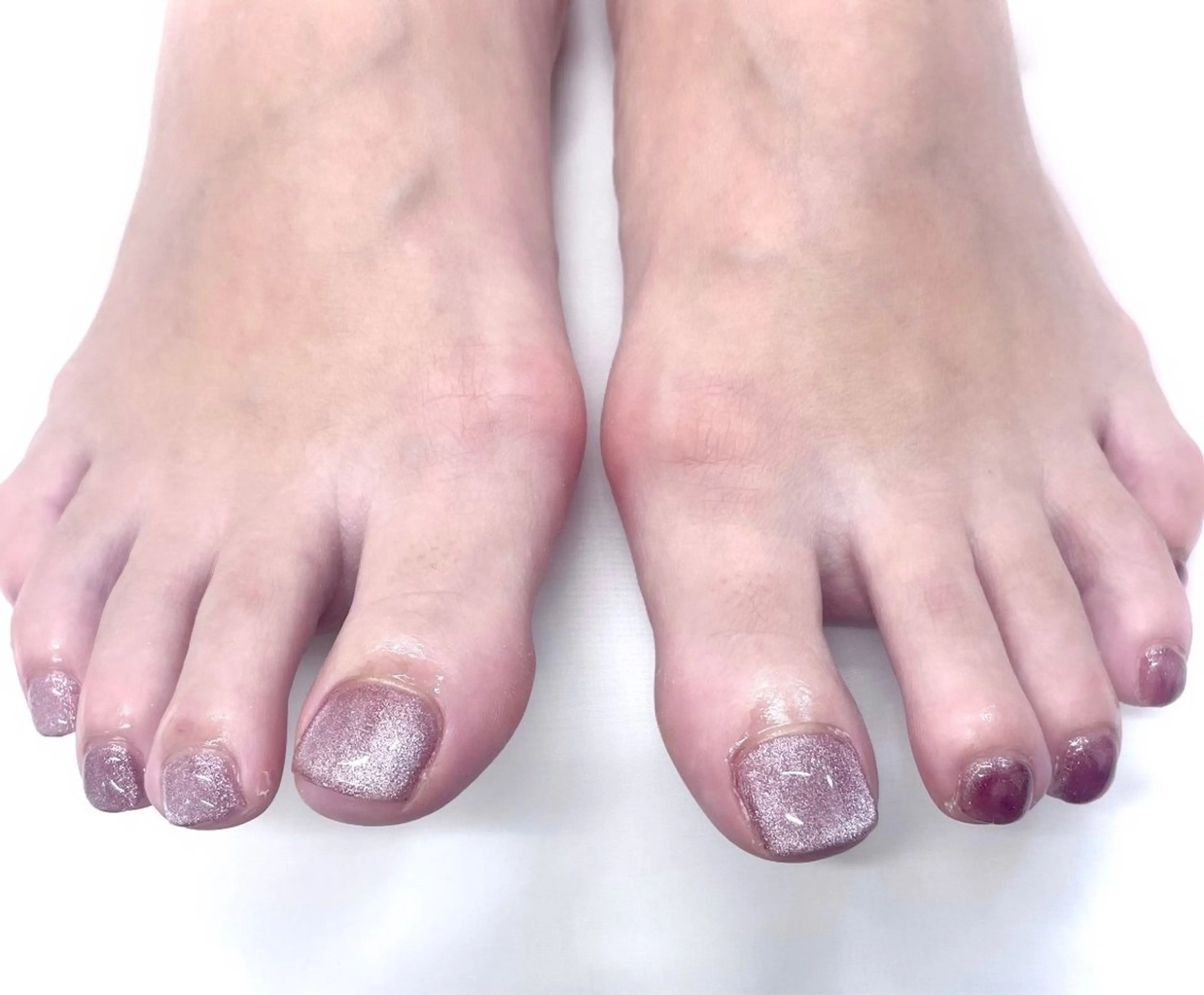 【デザイン🎀】ワンカラー+アート2本　オフ込み（アロマバス付き）¥7050の写真