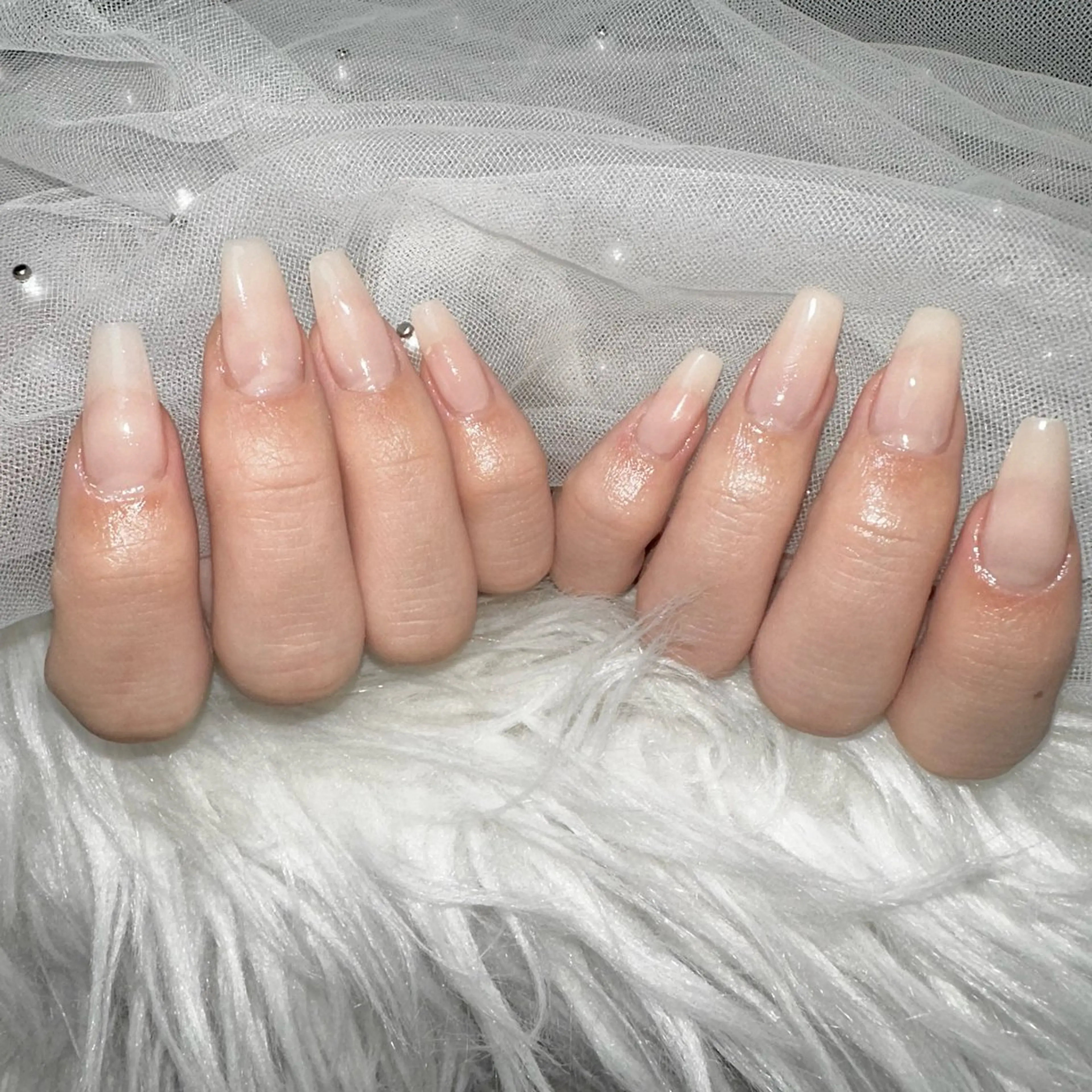 ネイル ワンカラーネイル スカルプネイル ハンドネイル Feel♡ JYURIAのネイルデザイン