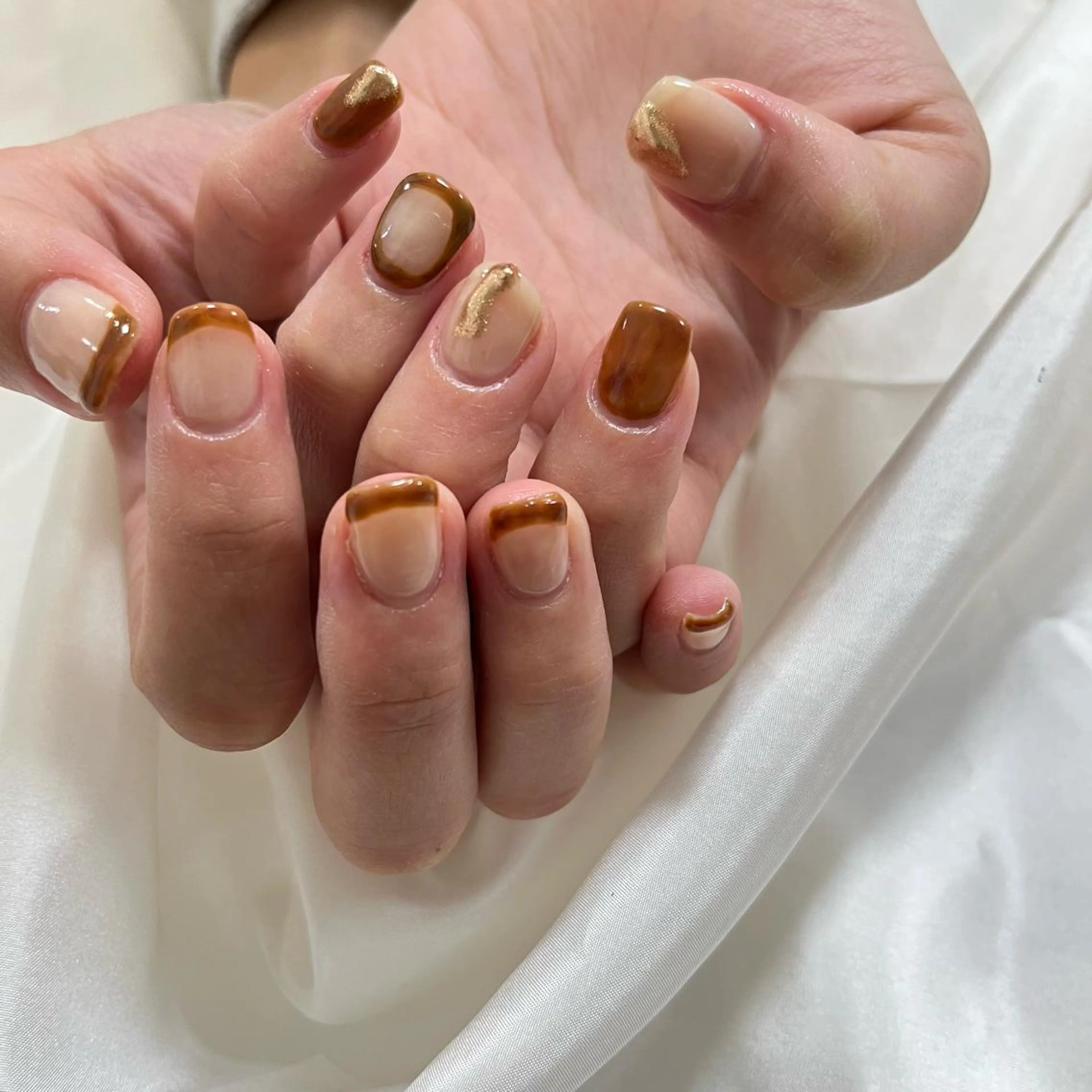 ネイル ハンドネイル 藤本 真心のネイルデザイン