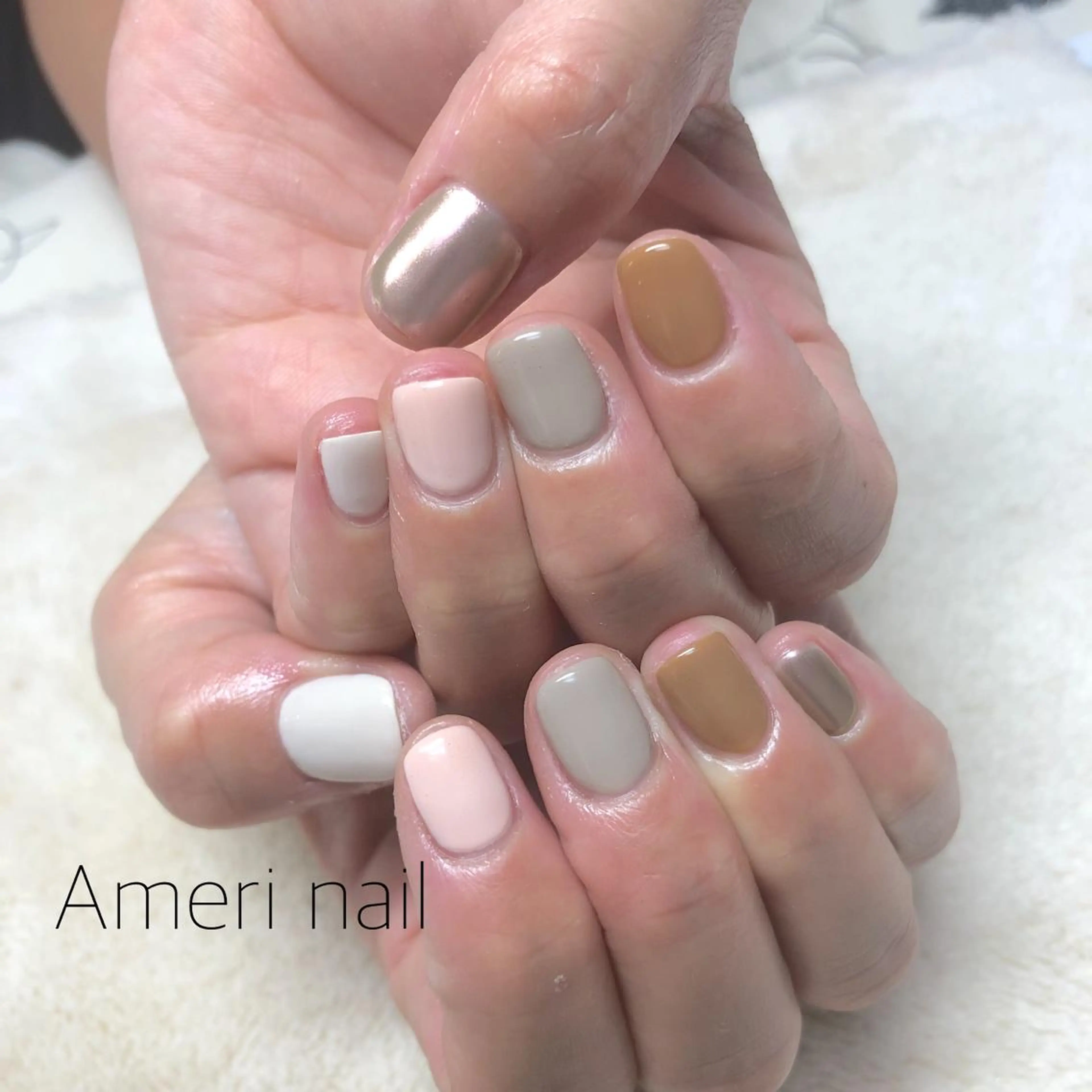 ネイル ハンドネイル Ameri nail /UKIのネイルデザイン
