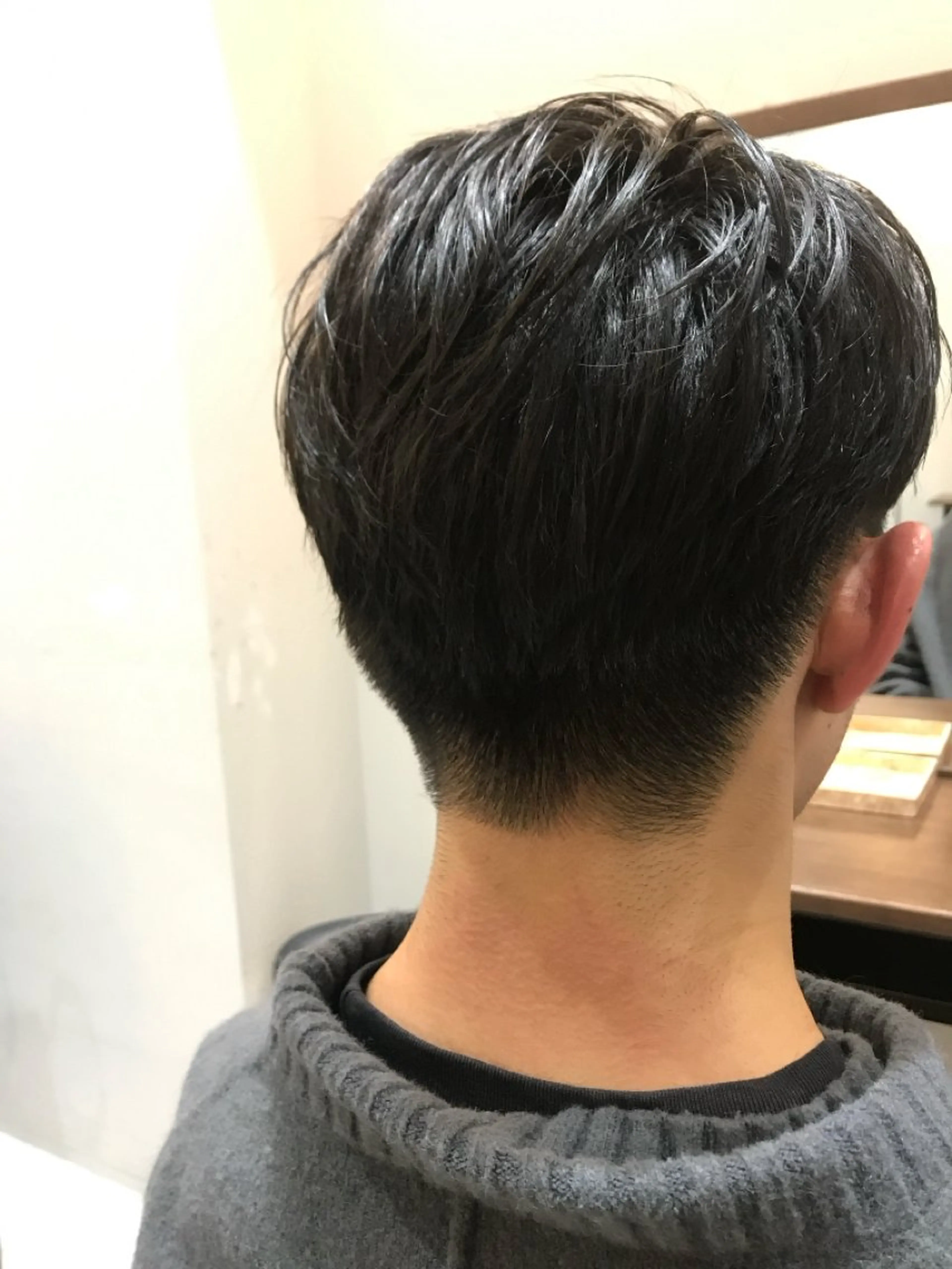 メンズカット＋パーマモデルの写真