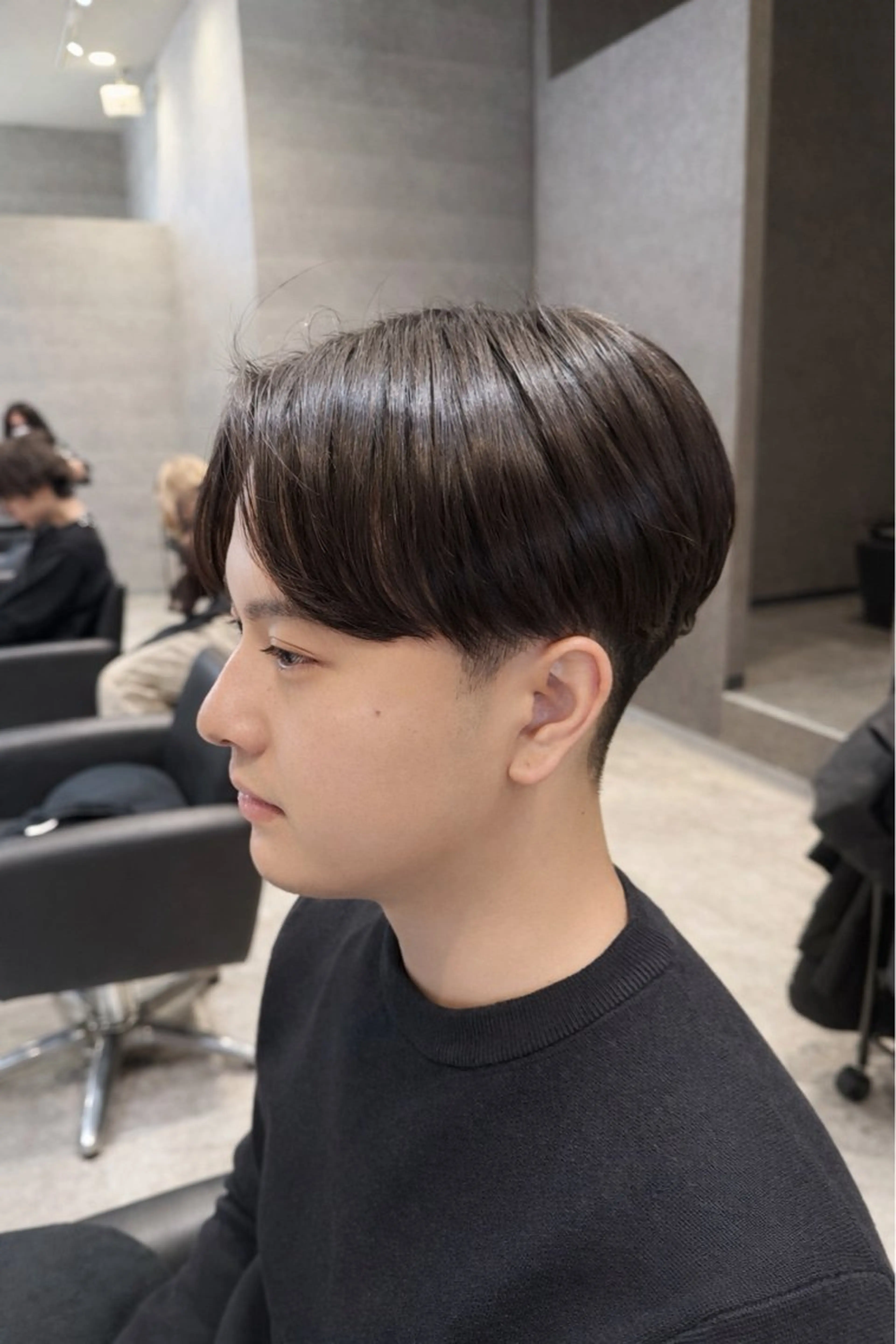 メンズ センターパート カット _WHITE鳳店所属・_WHITE /藤田唯生のヘアスタイル