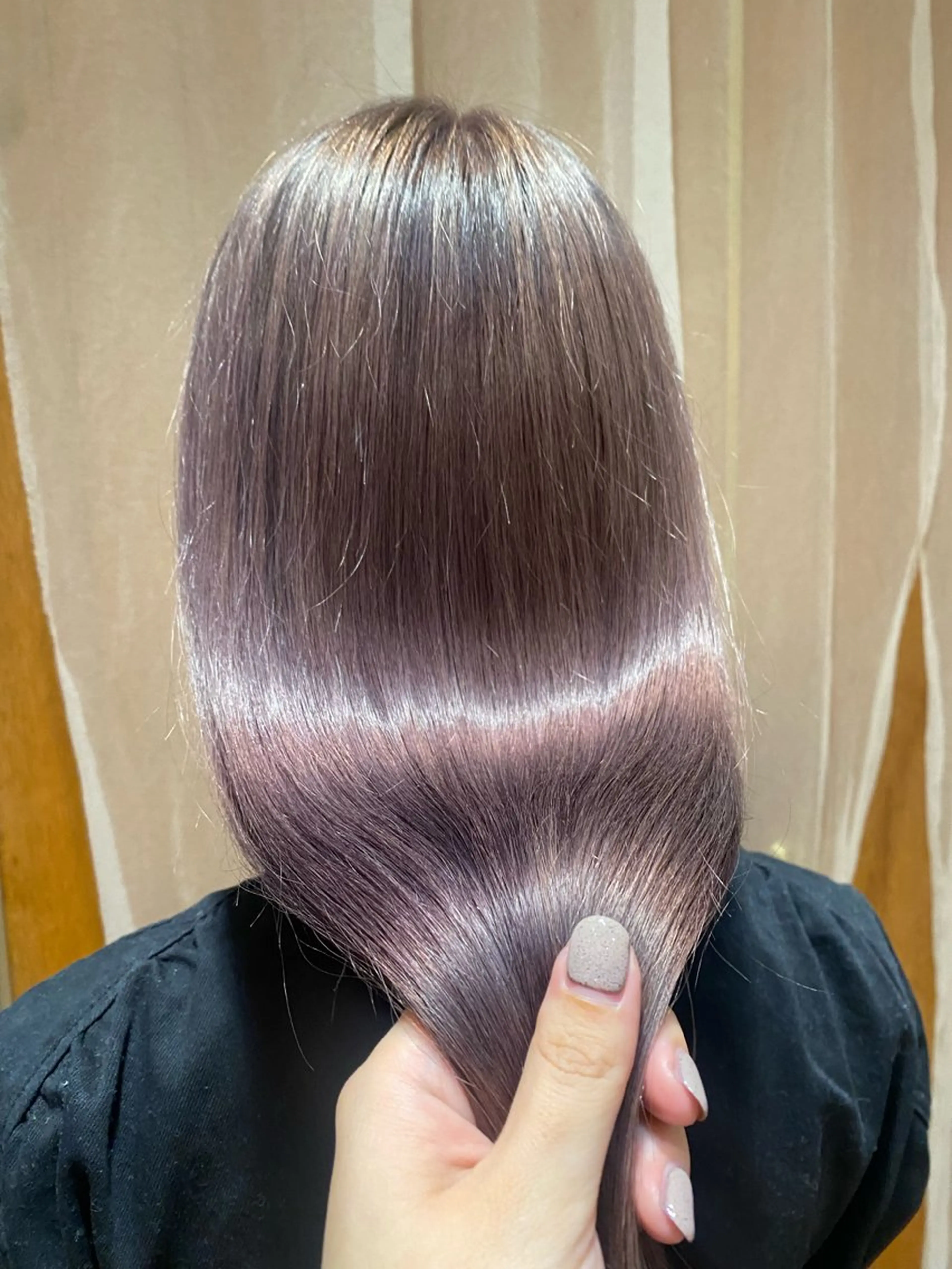 セミロング ヘアカラー トリートメント なみまきパーマ/ボブ パーマ🌼杉田 萌恵のヘアスタイル