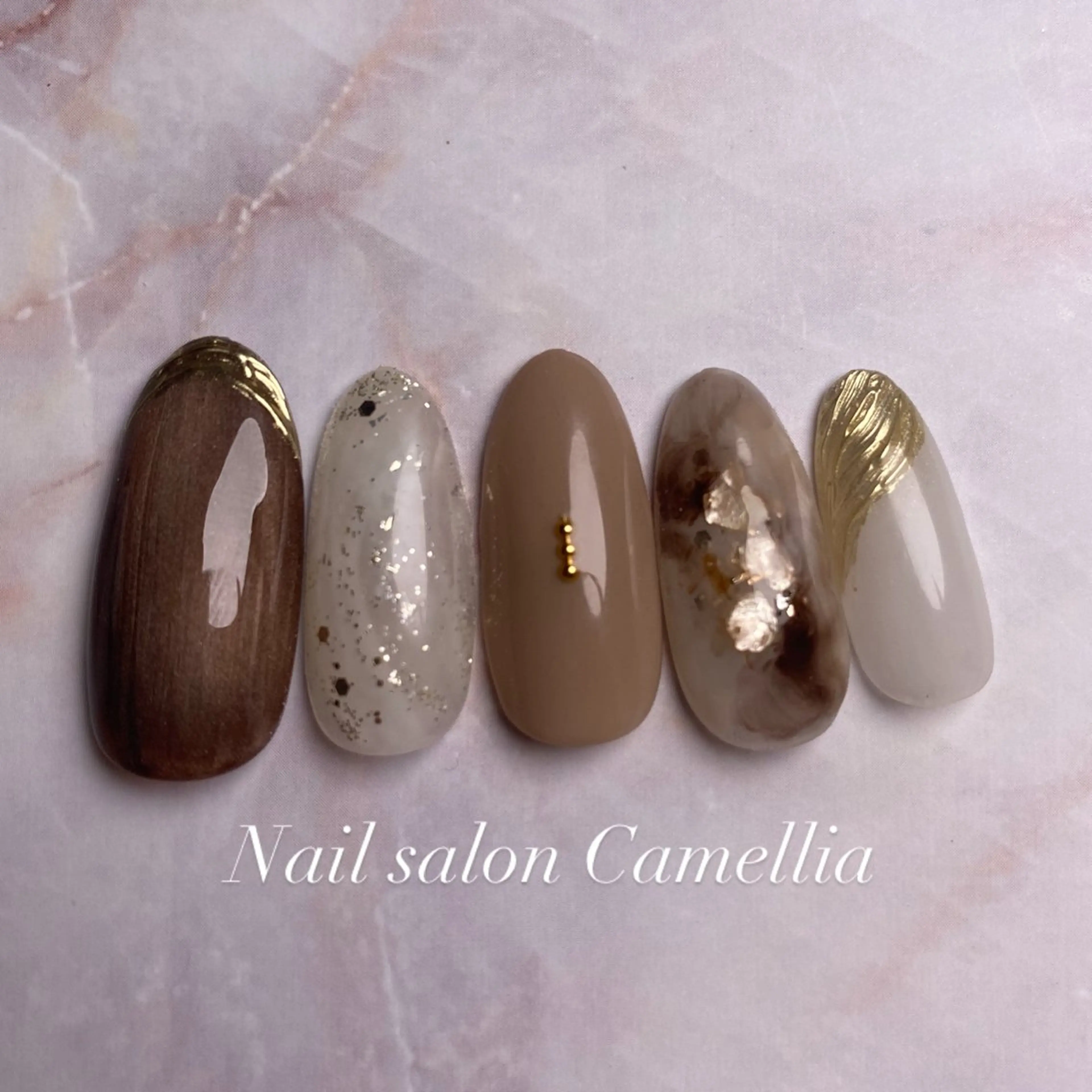 ネイル ジェルネイル nailsalon camelliaのネイルデザイン