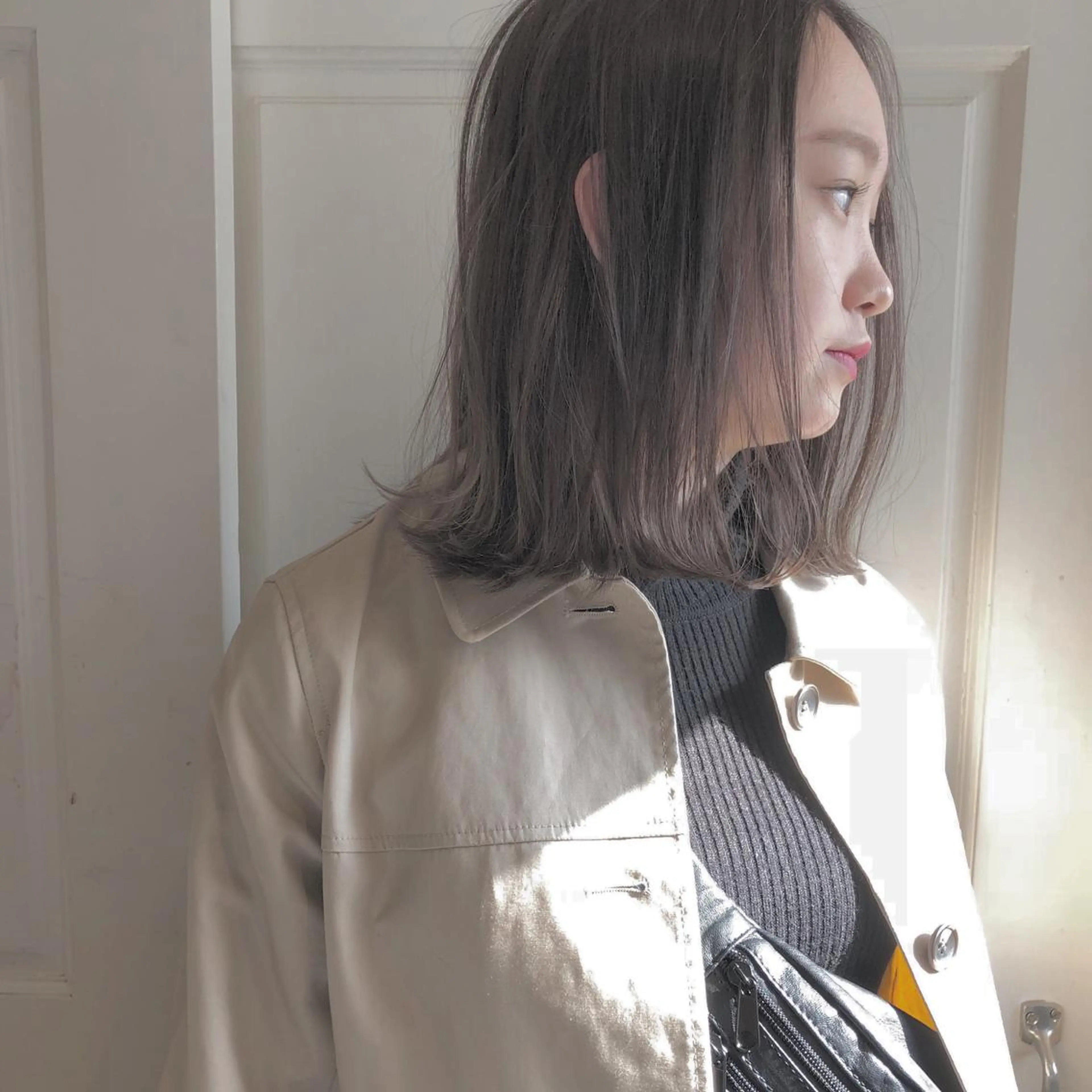 ミディアム カット ヘアカラー トリートメント 🌸ハイトーン 新田　廉 🌸のヘアスタイル