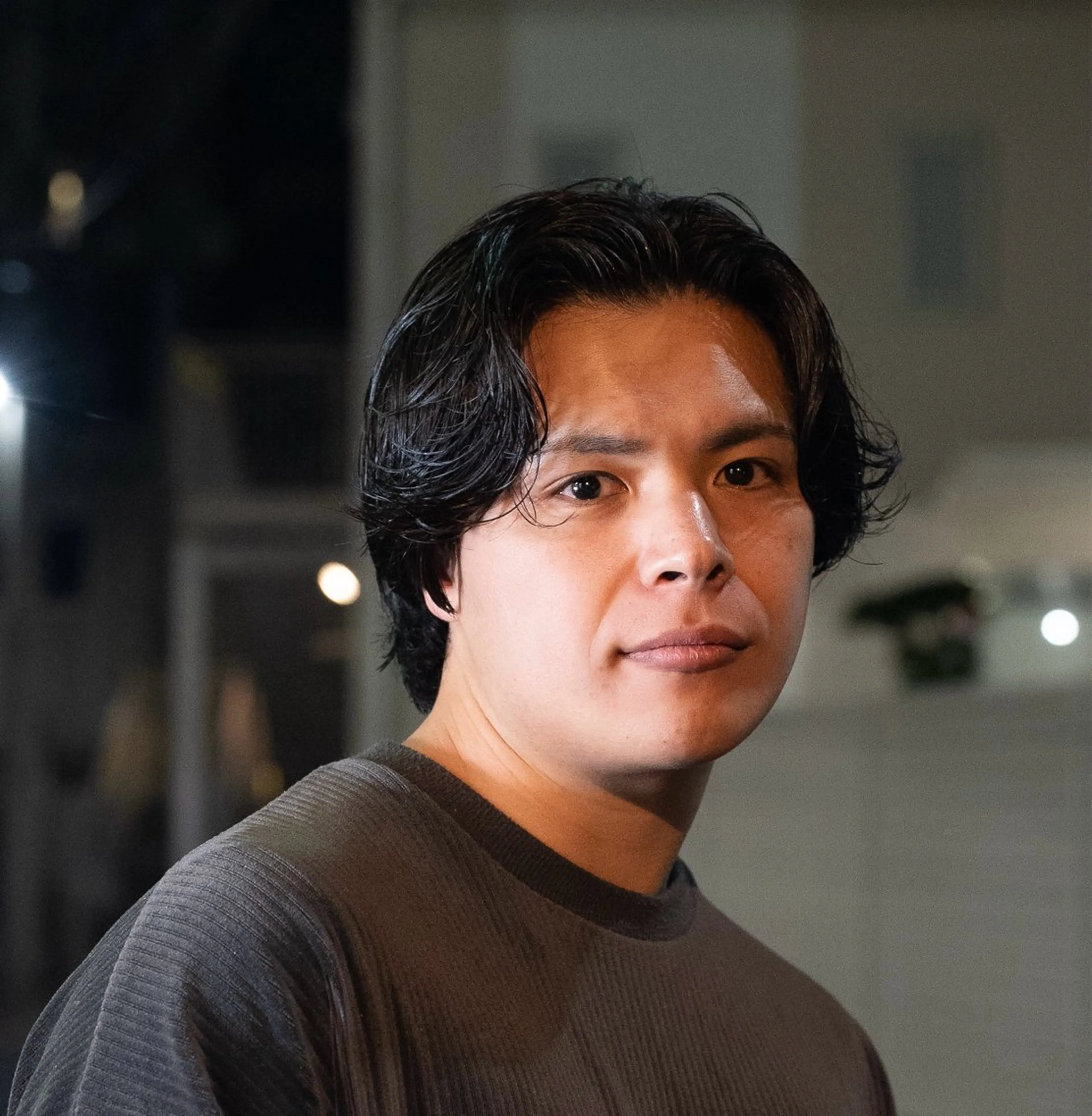 ミディアム カラー パーマ メンズ ミディアムパーマ メンズパーマ 🔗メンズサロン🔗 Kieのヘアスタイル