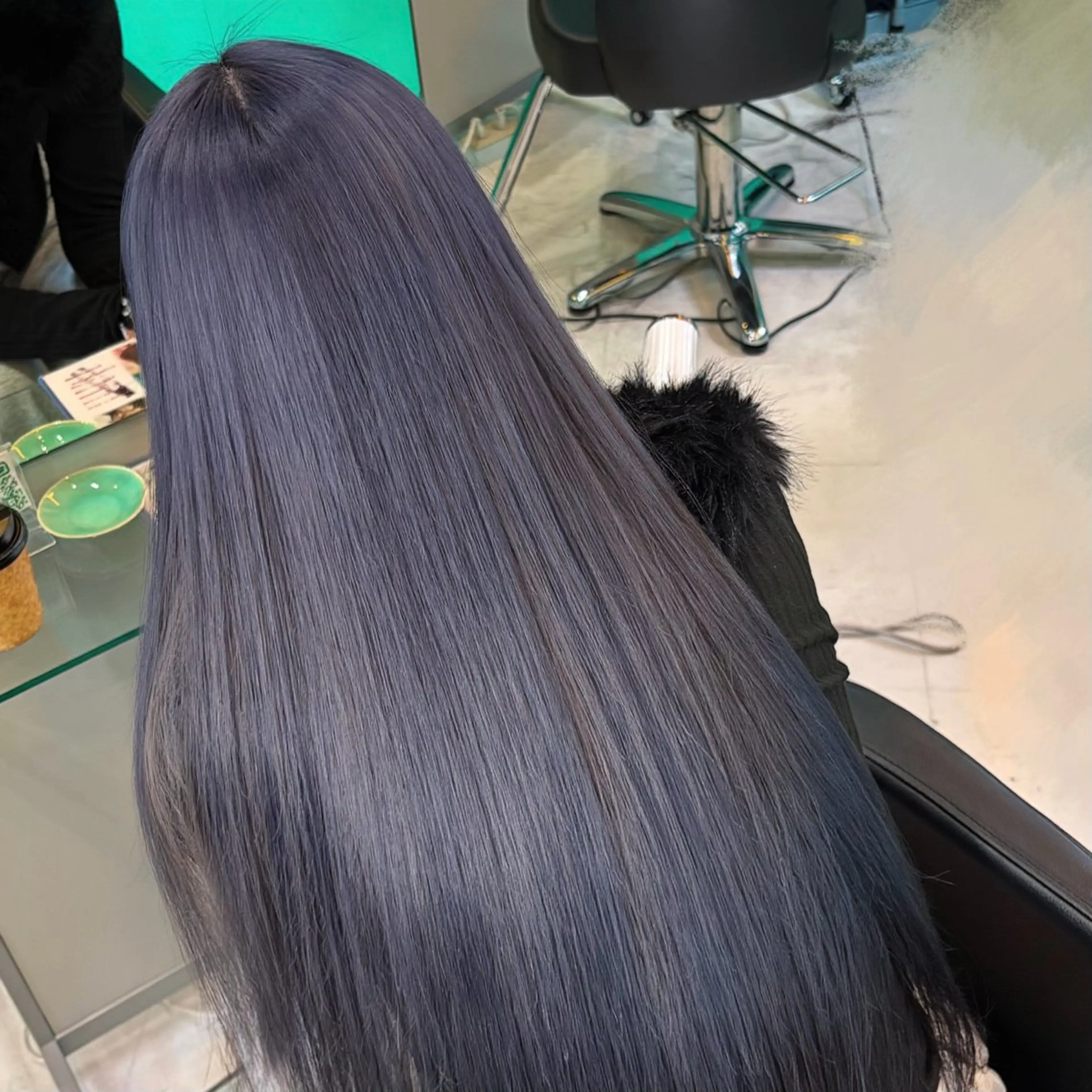 ロング カラー バイオレットカラー ヘアカラー トリートメント デザインカラー/ ボブ/Natsukiのヘアスタイル