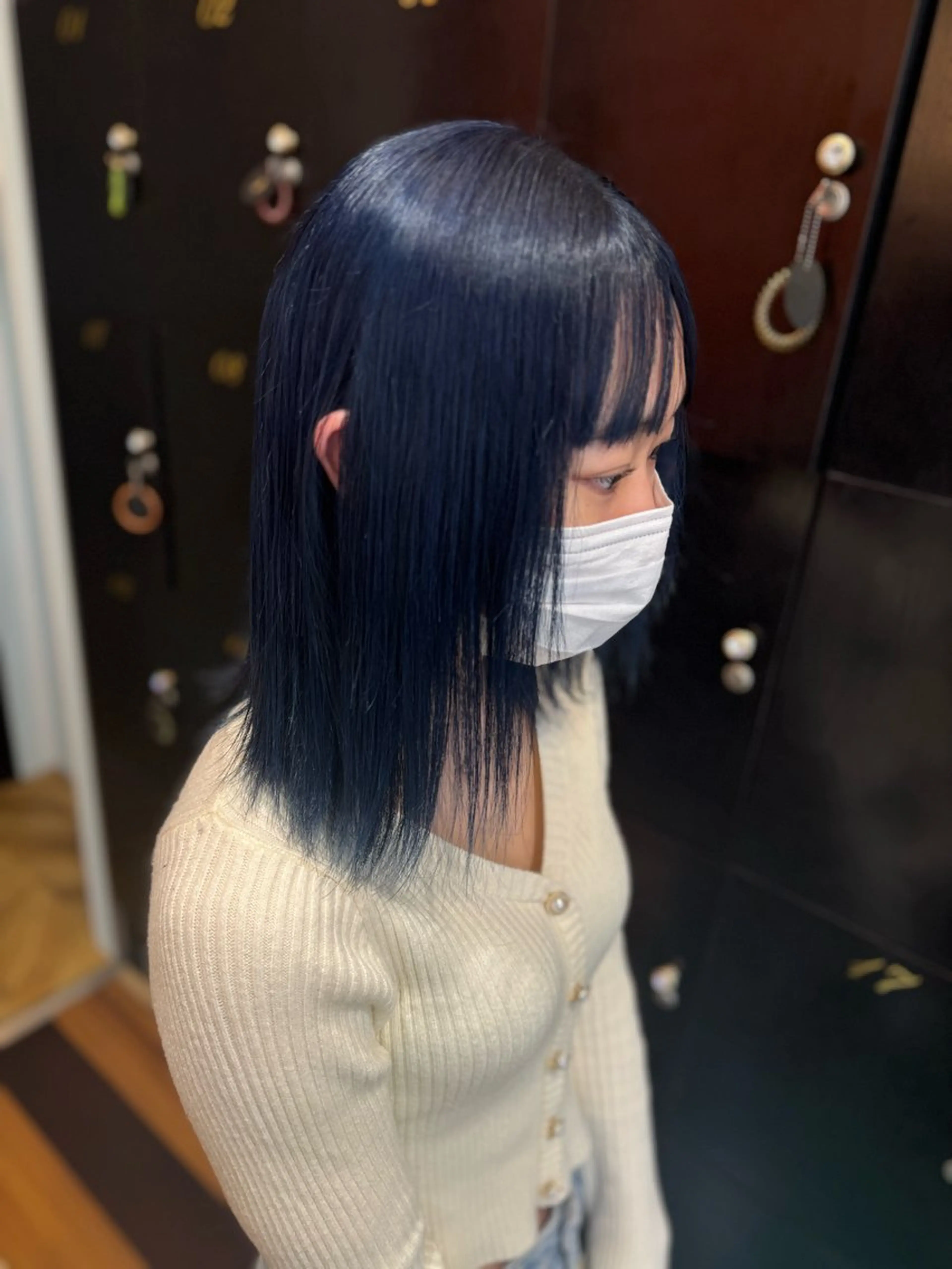 ミディアム カラー 🧸 EARTH 佃 萌海 ☁️のヘアスタイル