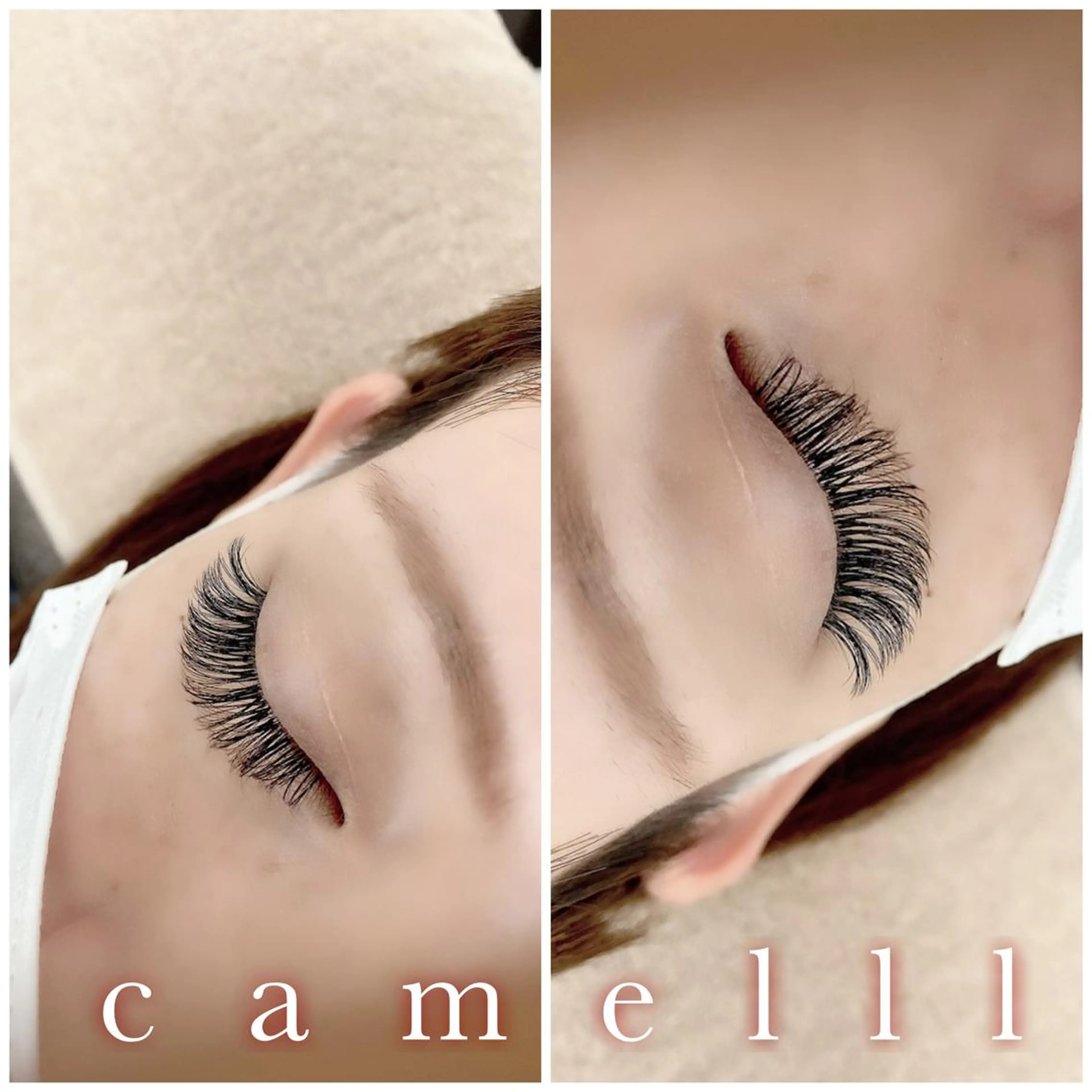 マツエク・マツパ マツエク 【那覇/束感まつ毛】 ｷｬﾒﾙのマツエク・マツパデザイン