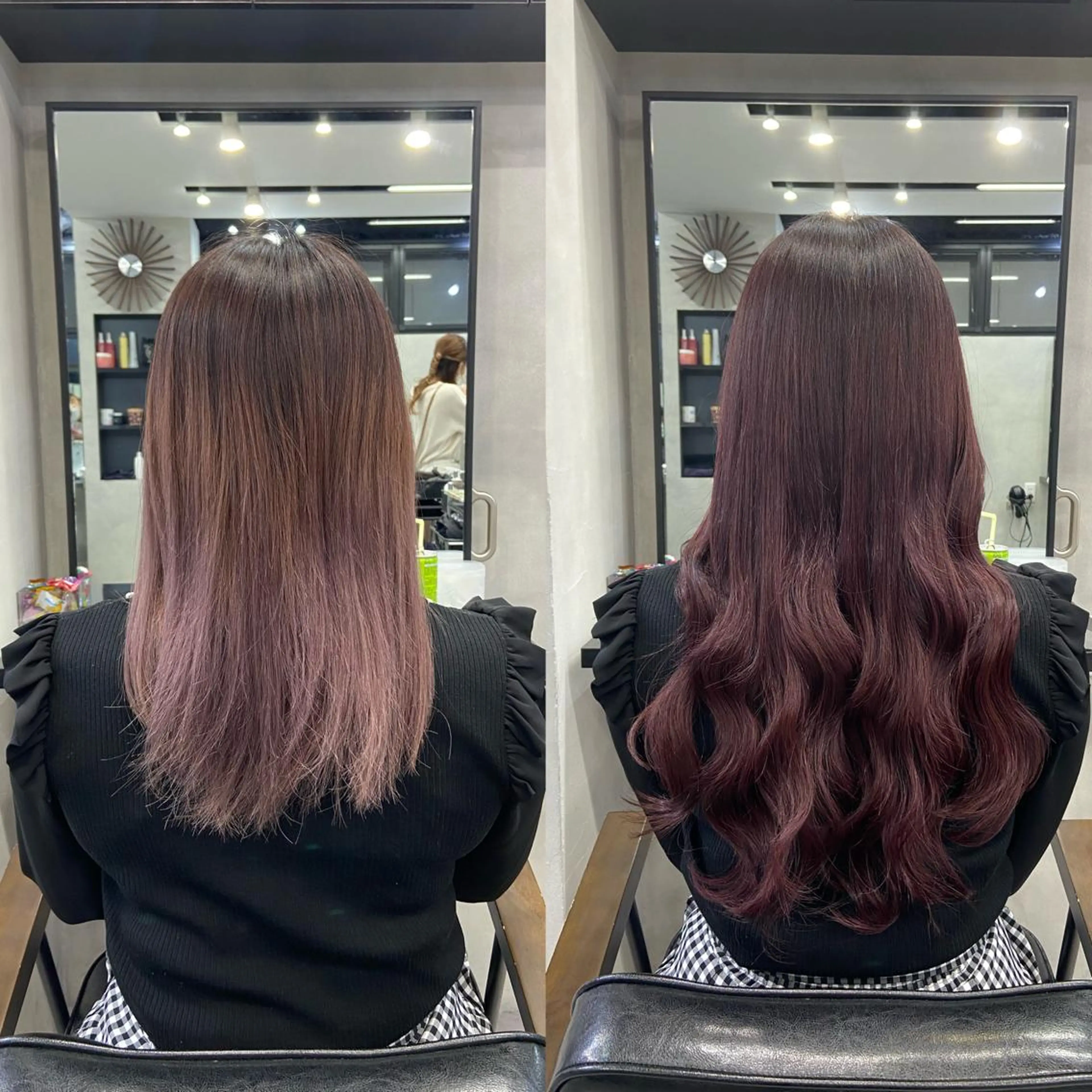 ロング カラー ヘアアレンジ シールエクステ ダブルカラー グラデーションカラー ハイライトカラー インナーカラー ar+ ❤︎ maiのヘアスタイル