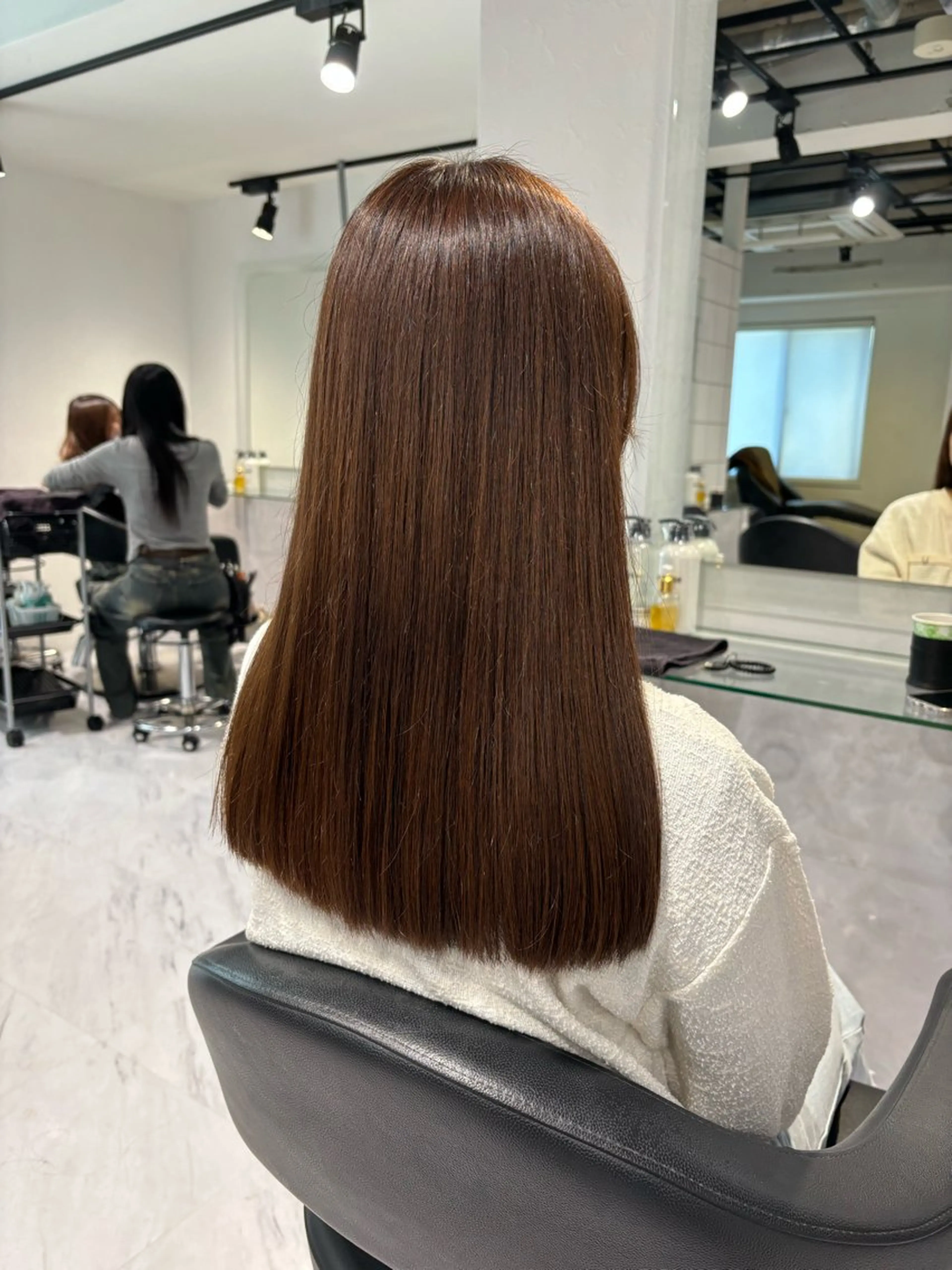 ロング カラー カット ヘアカラー トリートメント ヘッドスパ ヘアセット 表参道♡暗髪^ྀི 艶カラー♡アユミのヘアスタイル