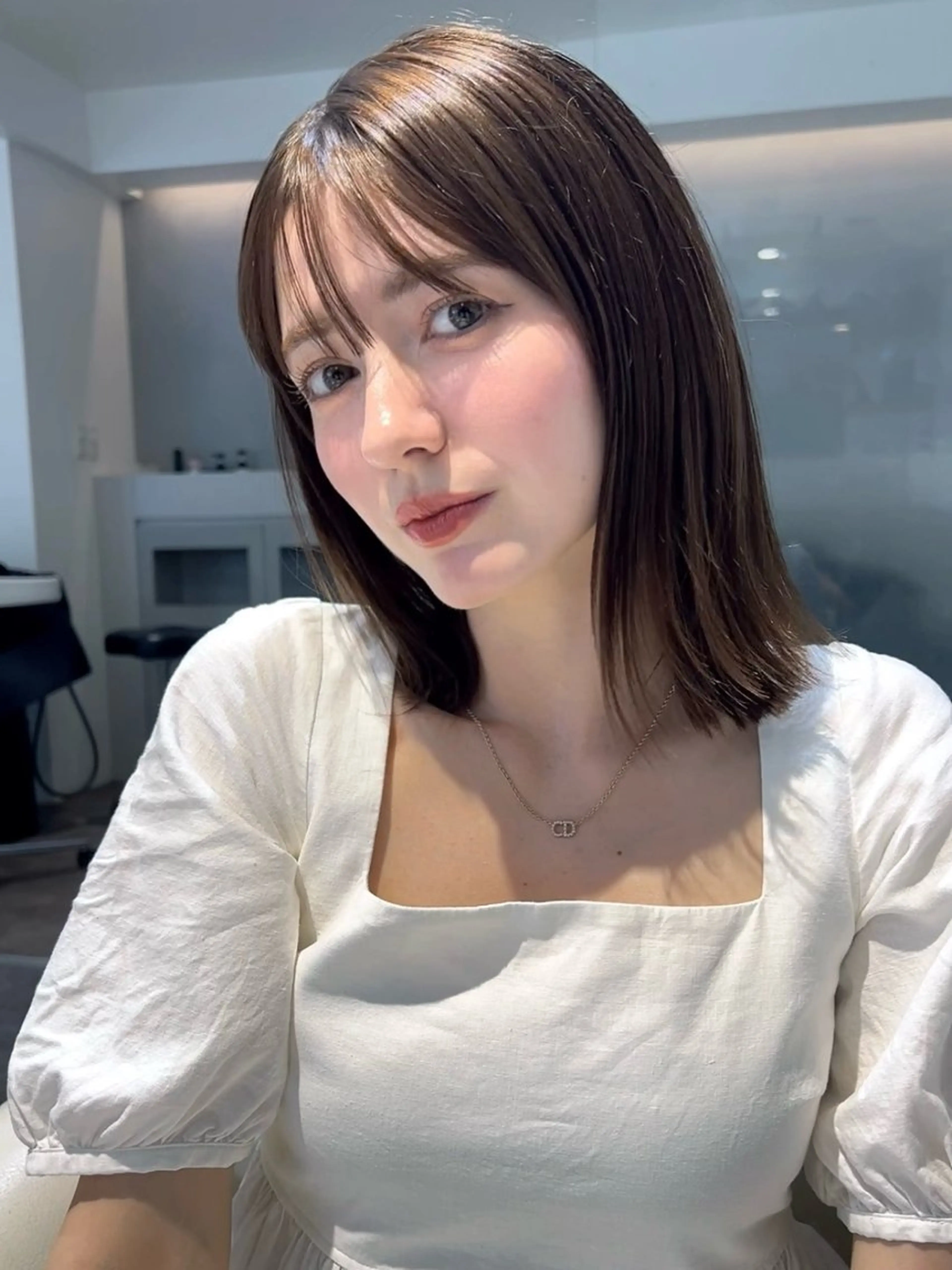 ミディアム カラー カット ヘアカラー トリートメント 💎透明感カラー特化 💎TAISEIのヘアスタイル