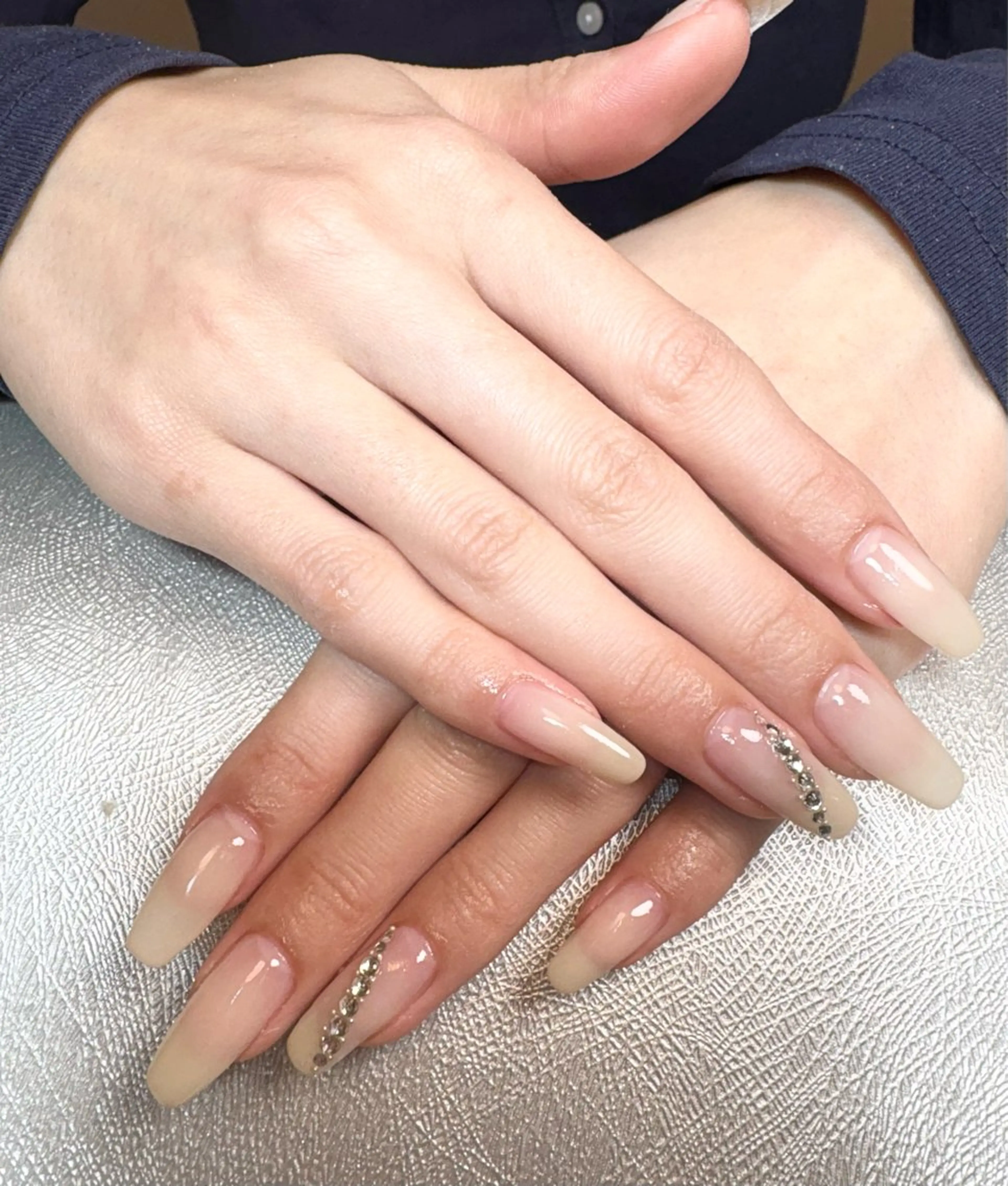 ネイル ストーンネイル ハンドネイル ✨韓国✨nail salonLumieのネイルデザイン