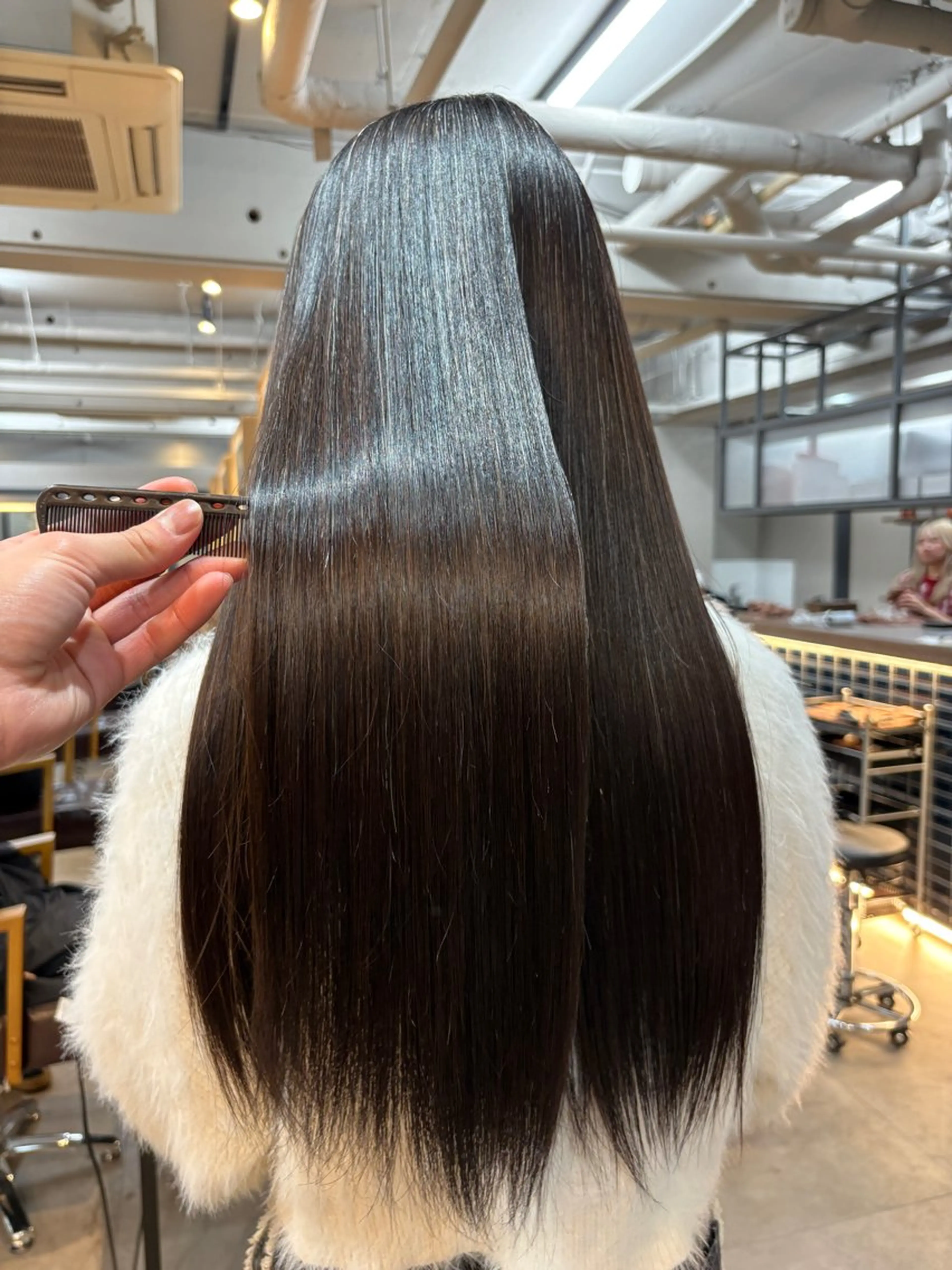 ロング 縮毛矯正 縮毛矯正 トリートメント 💎艶髪／美髪特化 世麗💎のヘアスタイル