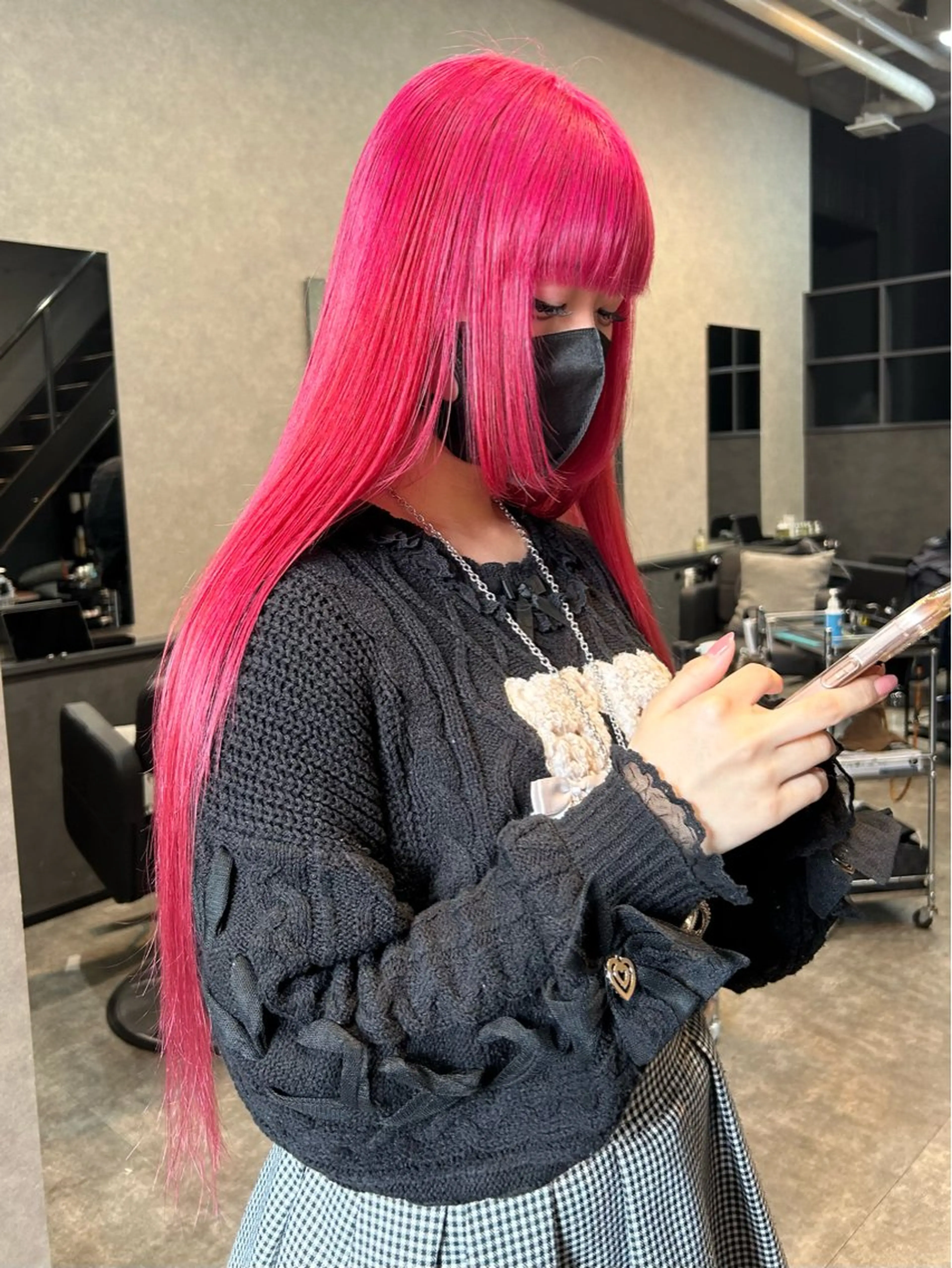 ロング カラー ヘアカラー トリートメント miharu‪‪/ ハイトーン/複雑履歴のヘアスタイル