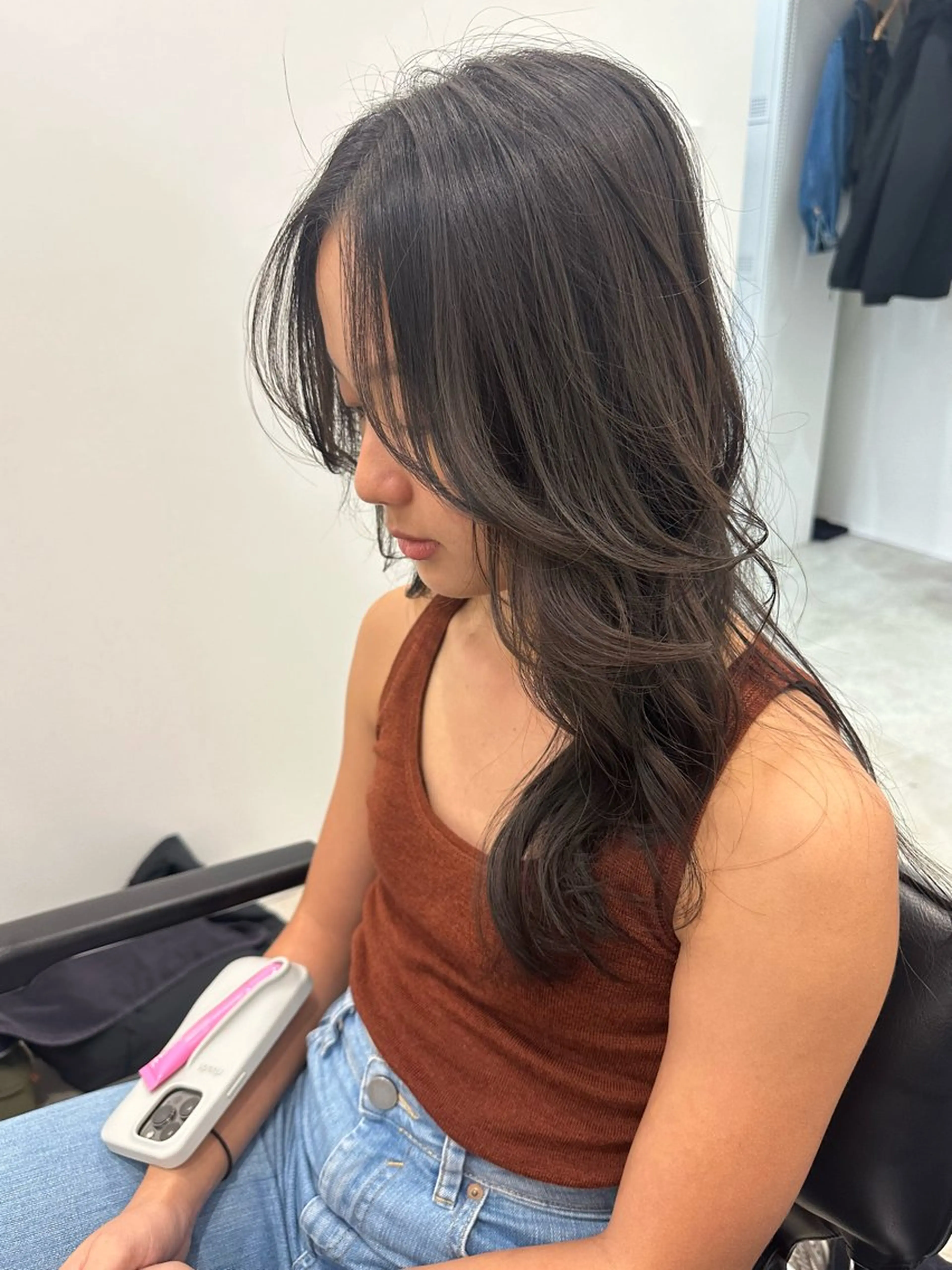 ロング カット トリートメント ヘアセット/艶カラー 💐nao.のヘアスタイル