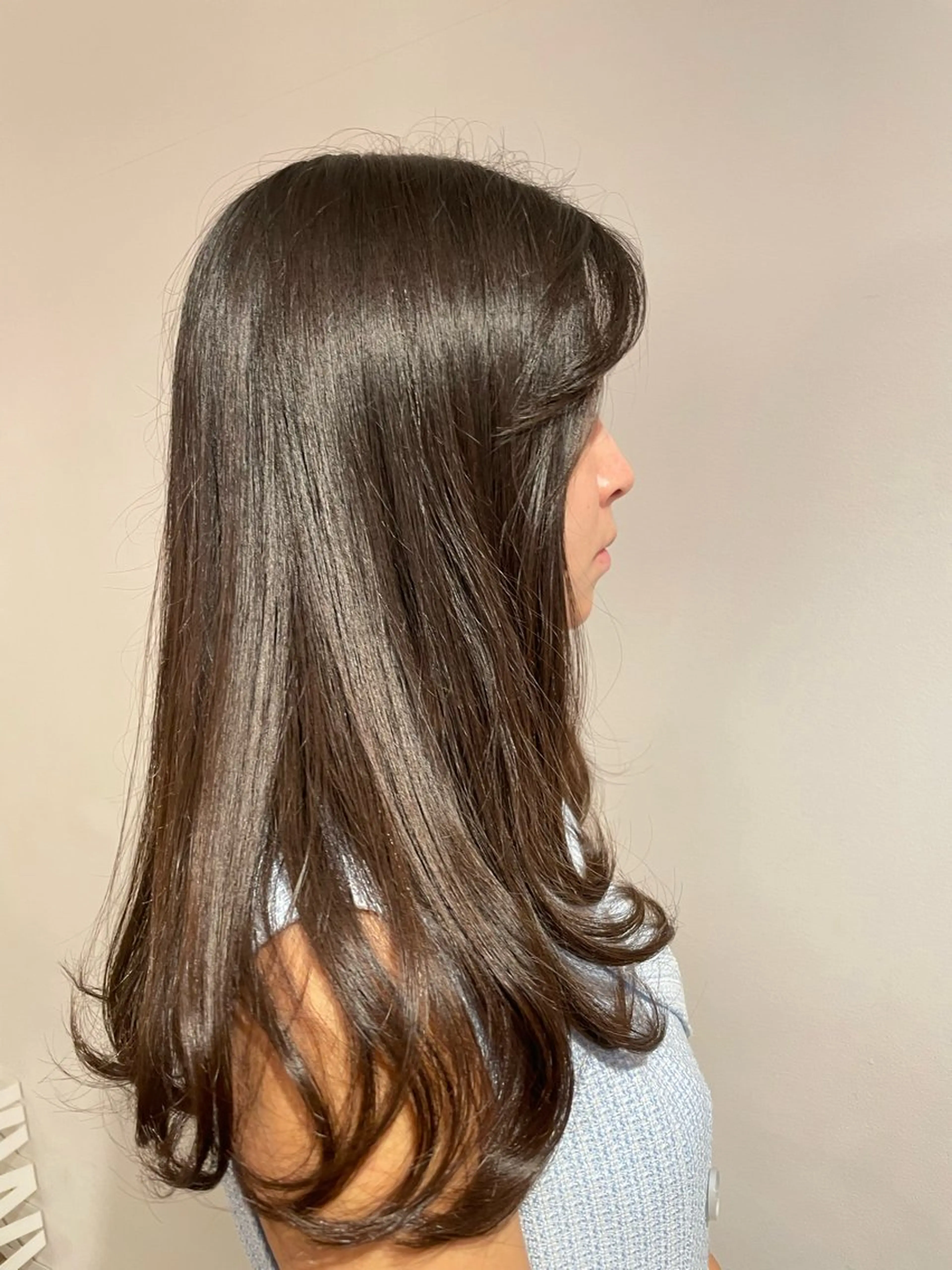 ロング レイヤーカット トリートメント ヘッドスパ/カラー 葉月のヘアスタイル