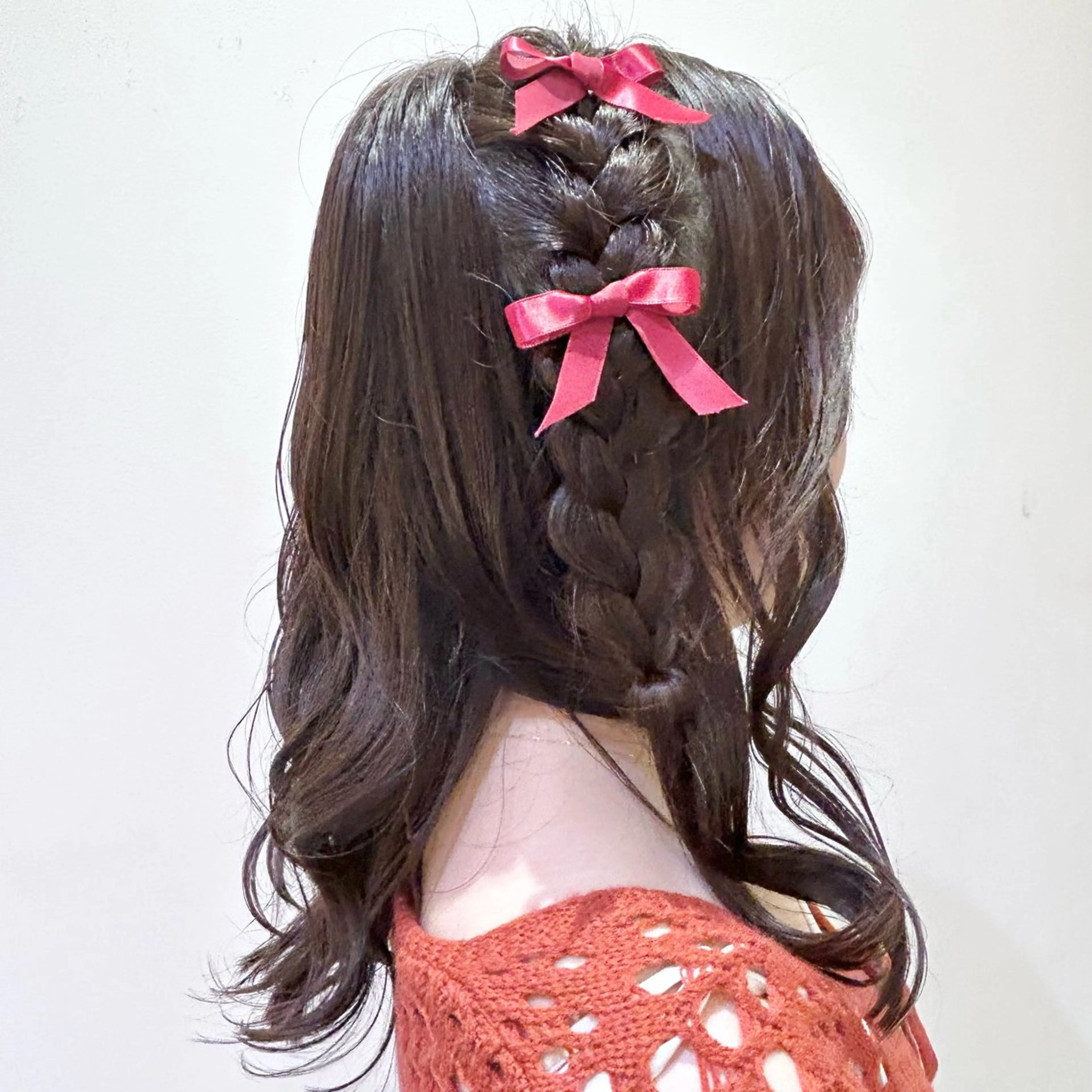 セミロング ヘアセット 🥀暖色/エクステ/ ヘアメ/横浜/かなこのヘアスタイル