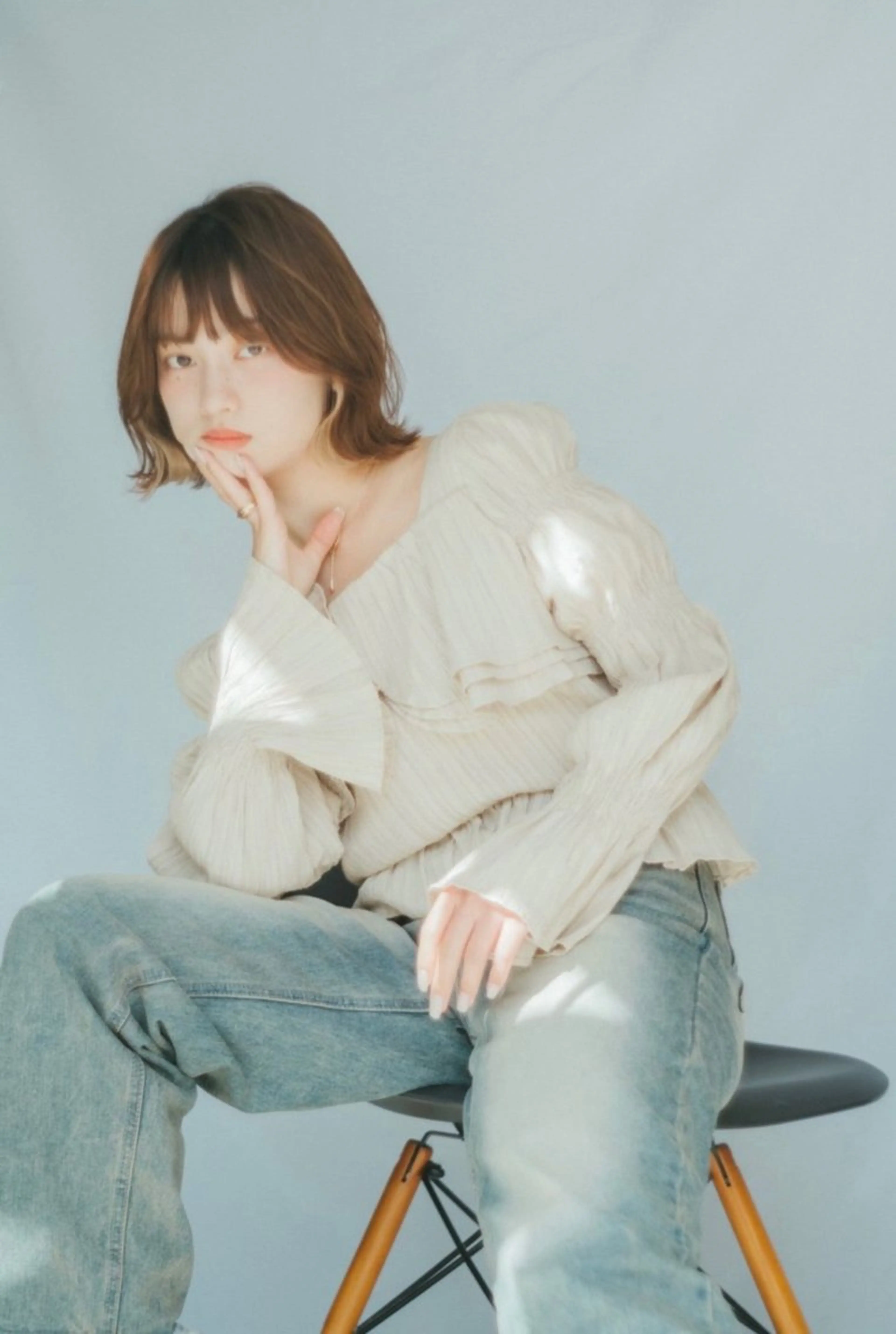 ミディアム 小村 誠也のヘアスタイル