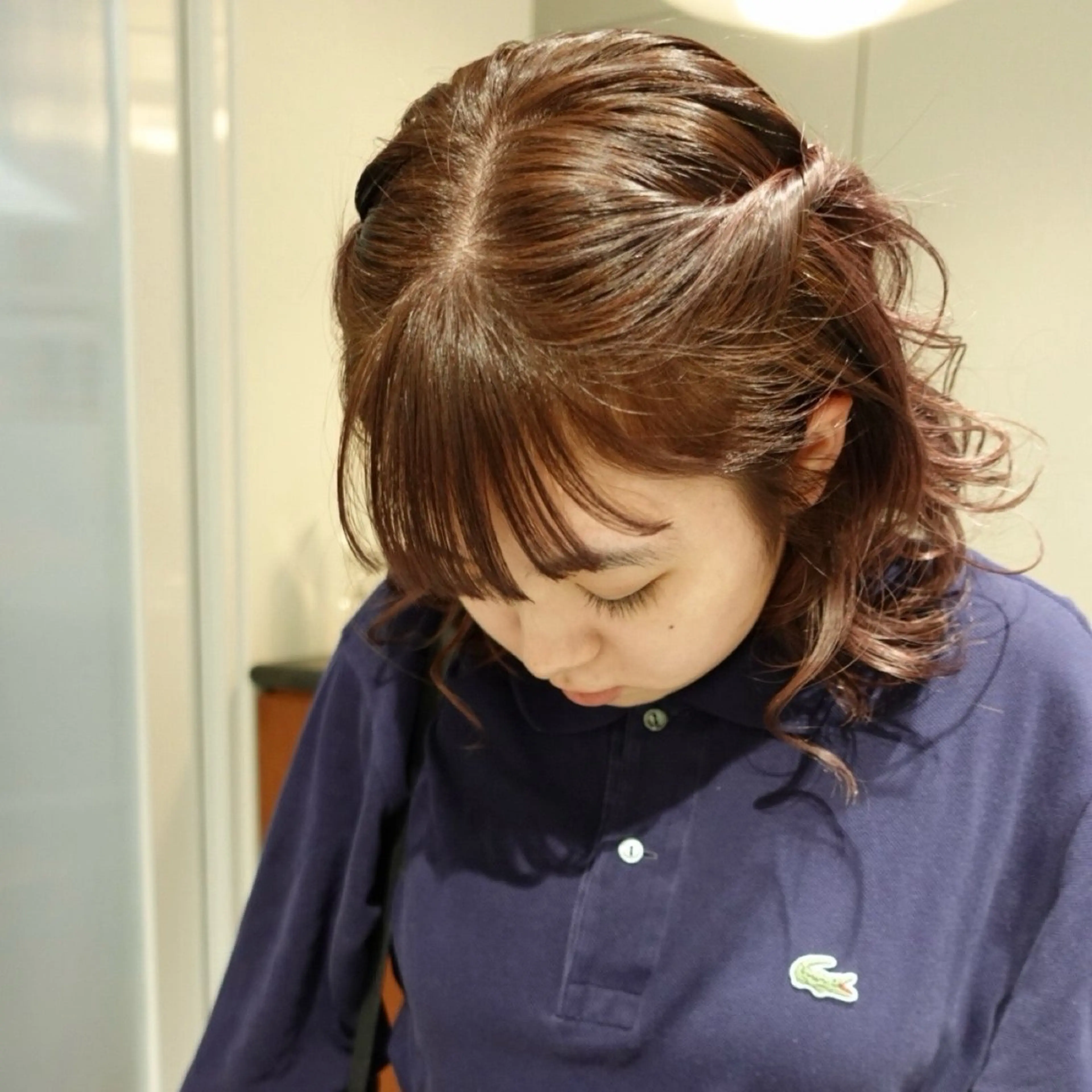 ミディアム カラー ヘアアレンジ ブラウンカラー カット ヘアカラー 🌐サトウ リョウ🌐のその他イメージ