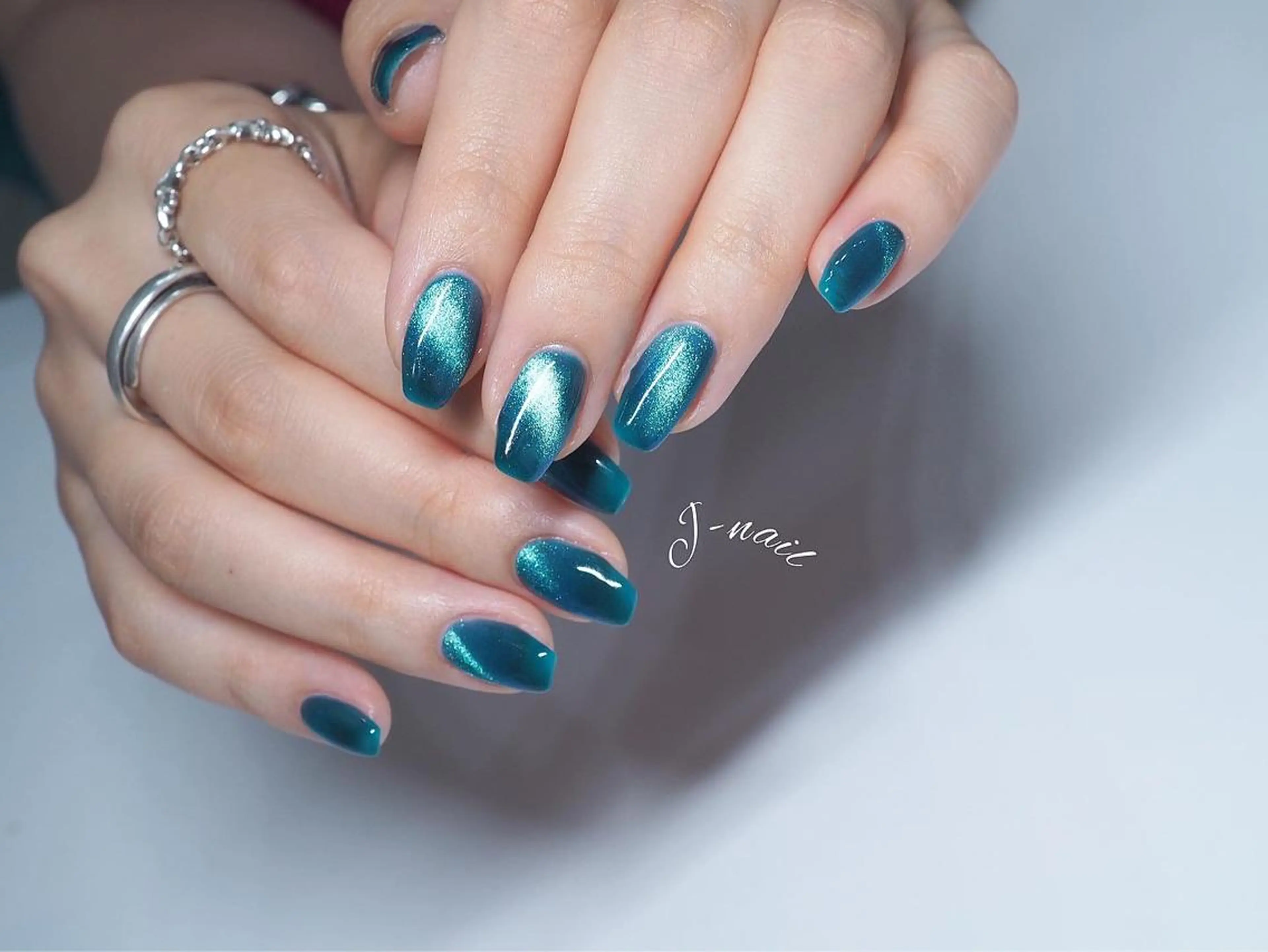 ネイル マグネットネイル J-nail satoのネイルデザイン