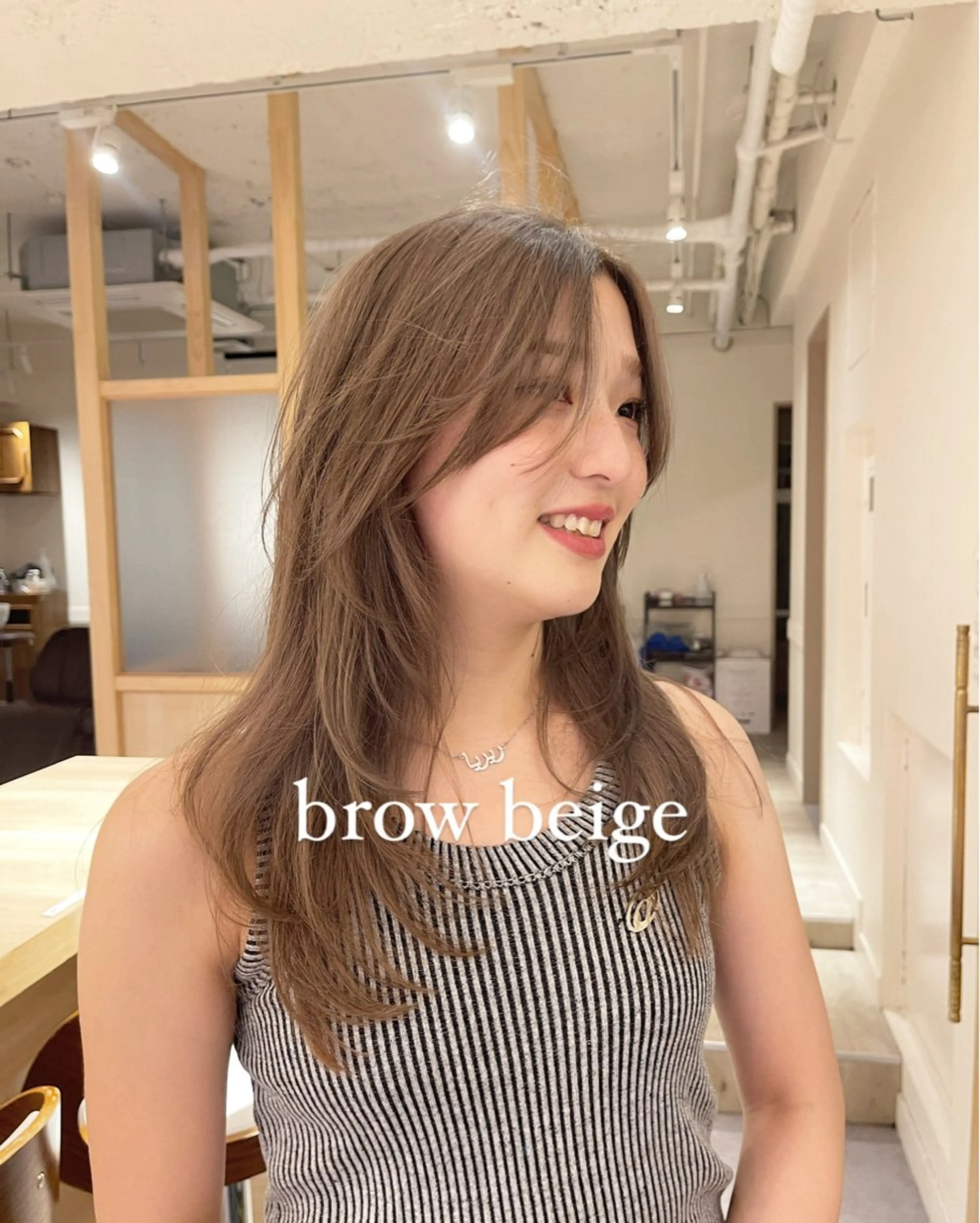 ミディアム カラー ベージュカラー ミルクティーベージュ カット ヘアカラー トリートメント PALAN K-Beauty SHINJUKU所属・“ミニモ最高評価獲得 “代表"Kohei"のヘアスタイル