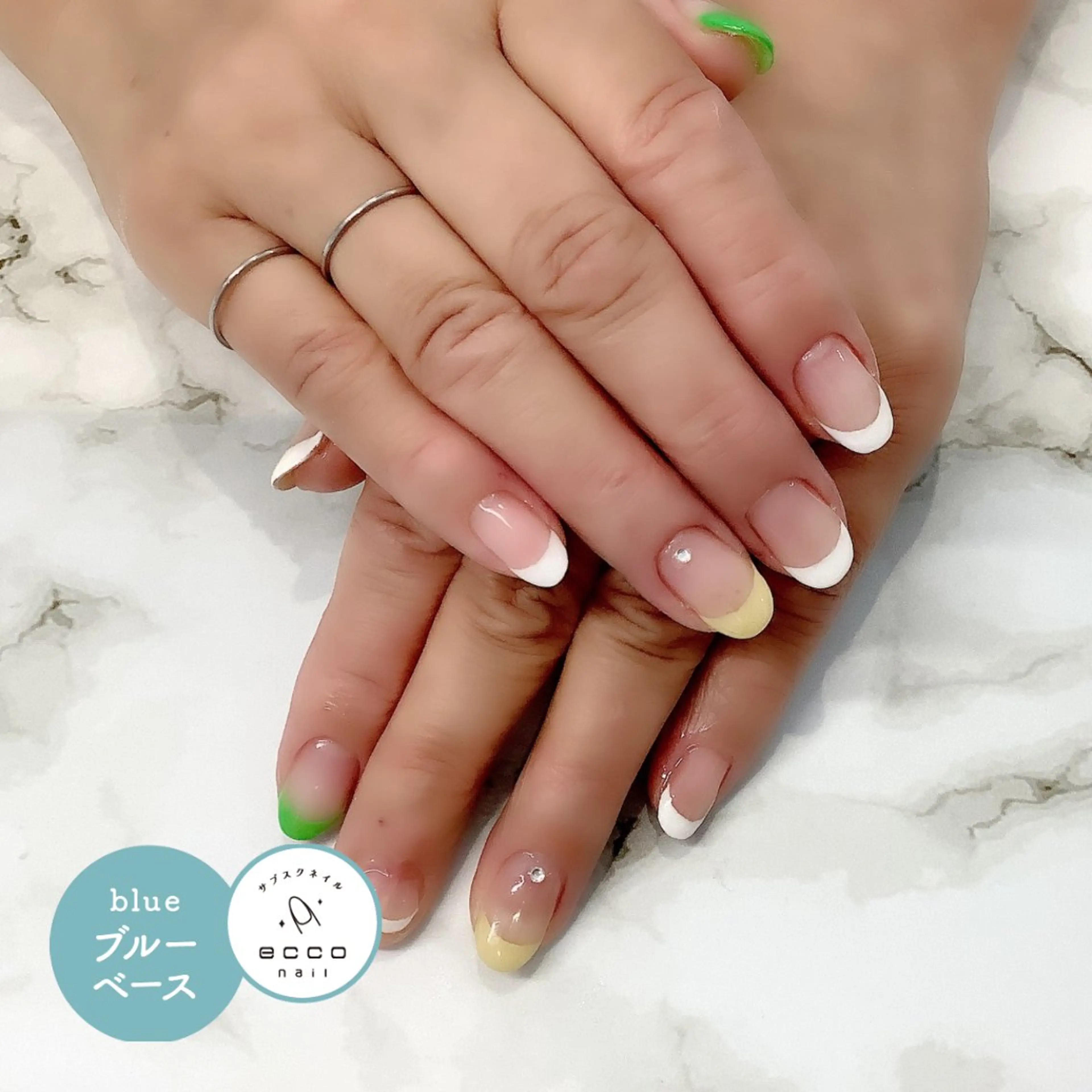 ネイル ハンドネイル eccoネイル千早 Nanakoのネイルデザイン