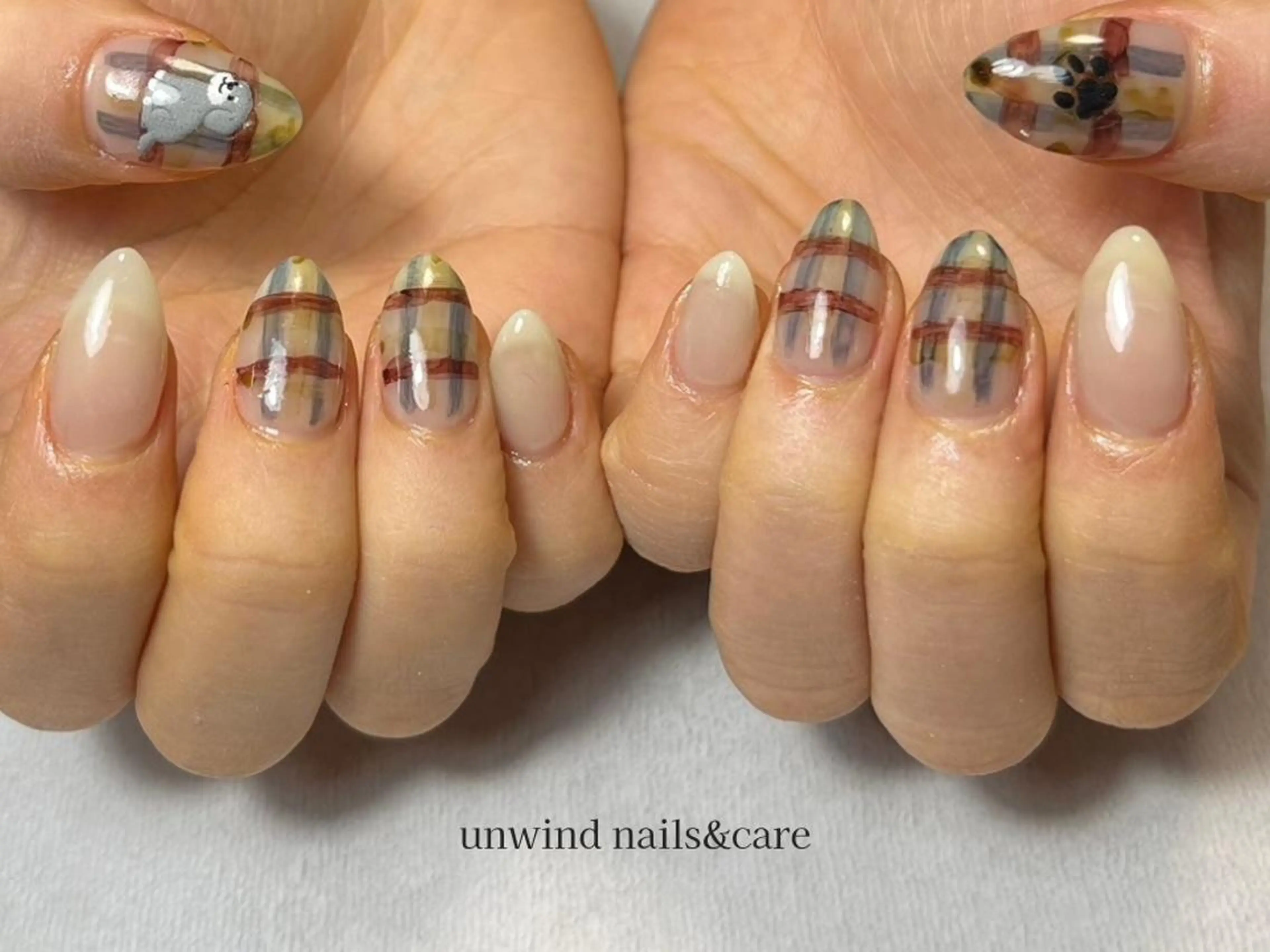 ネイル 𝕄𝔸𝕀 ┊︎unwindのネイルデザイン