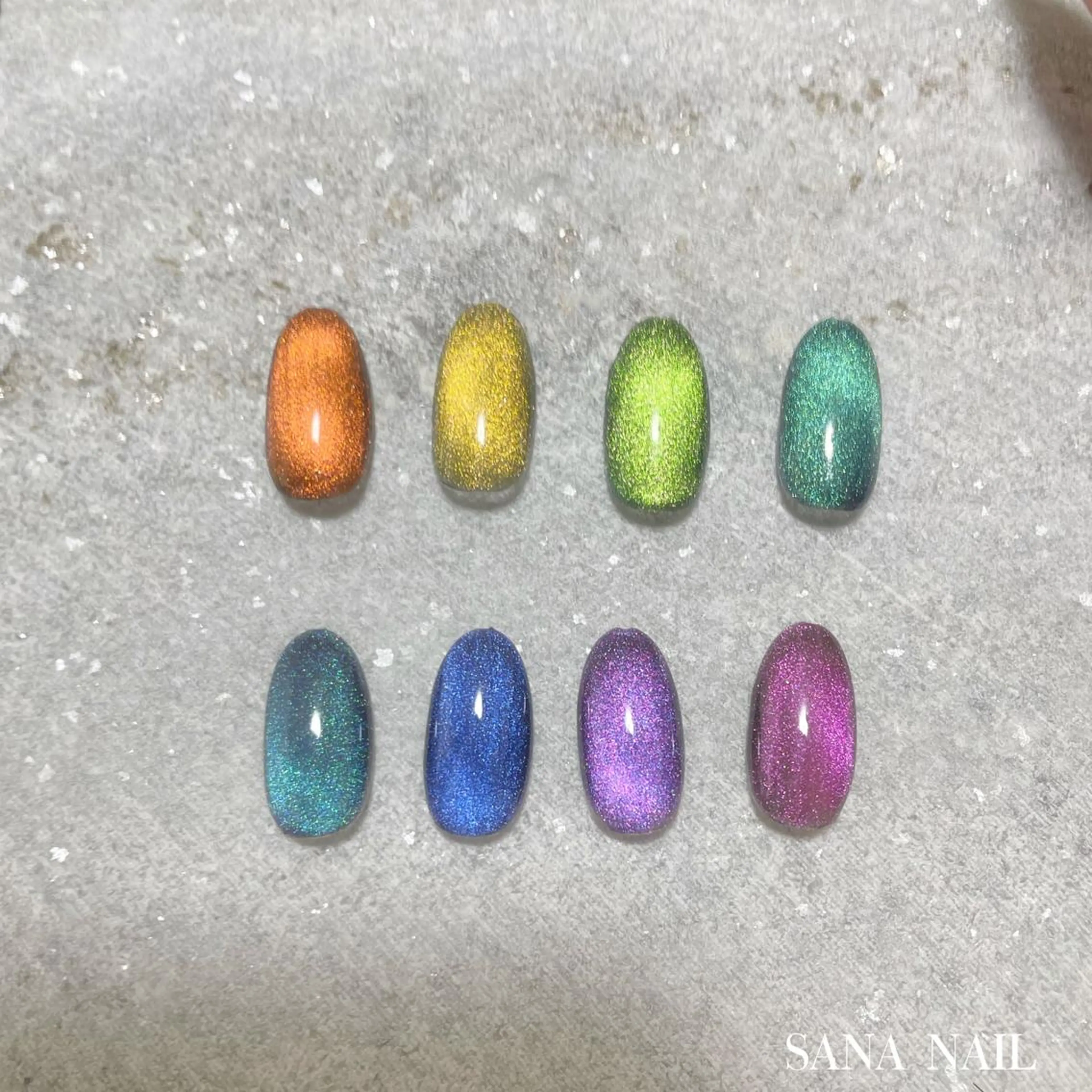 ネイル マグネットネイル nailsalon SANANAILのネイルデザイン