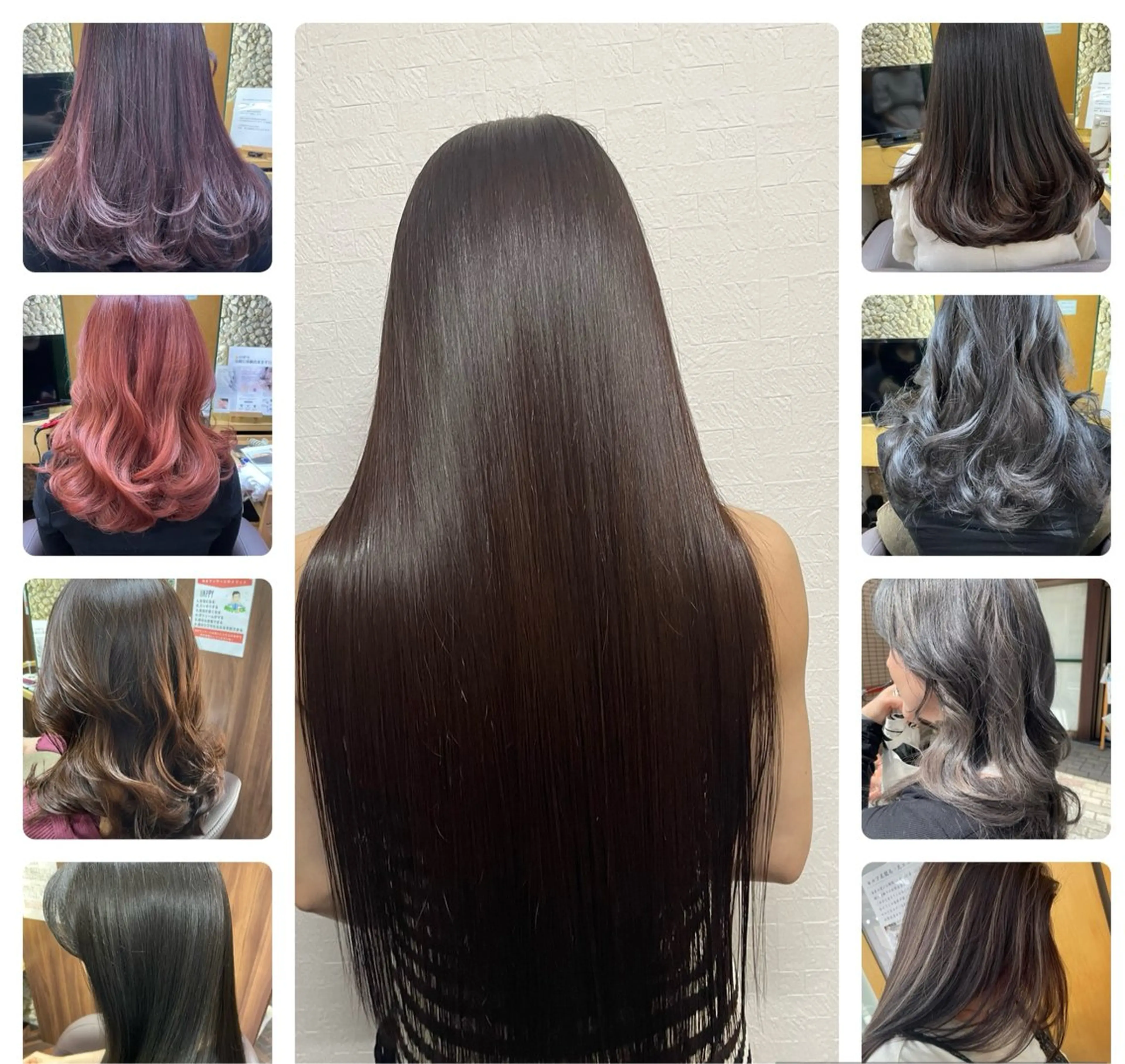 ロング カラー katae sayoriのヘアスタイル