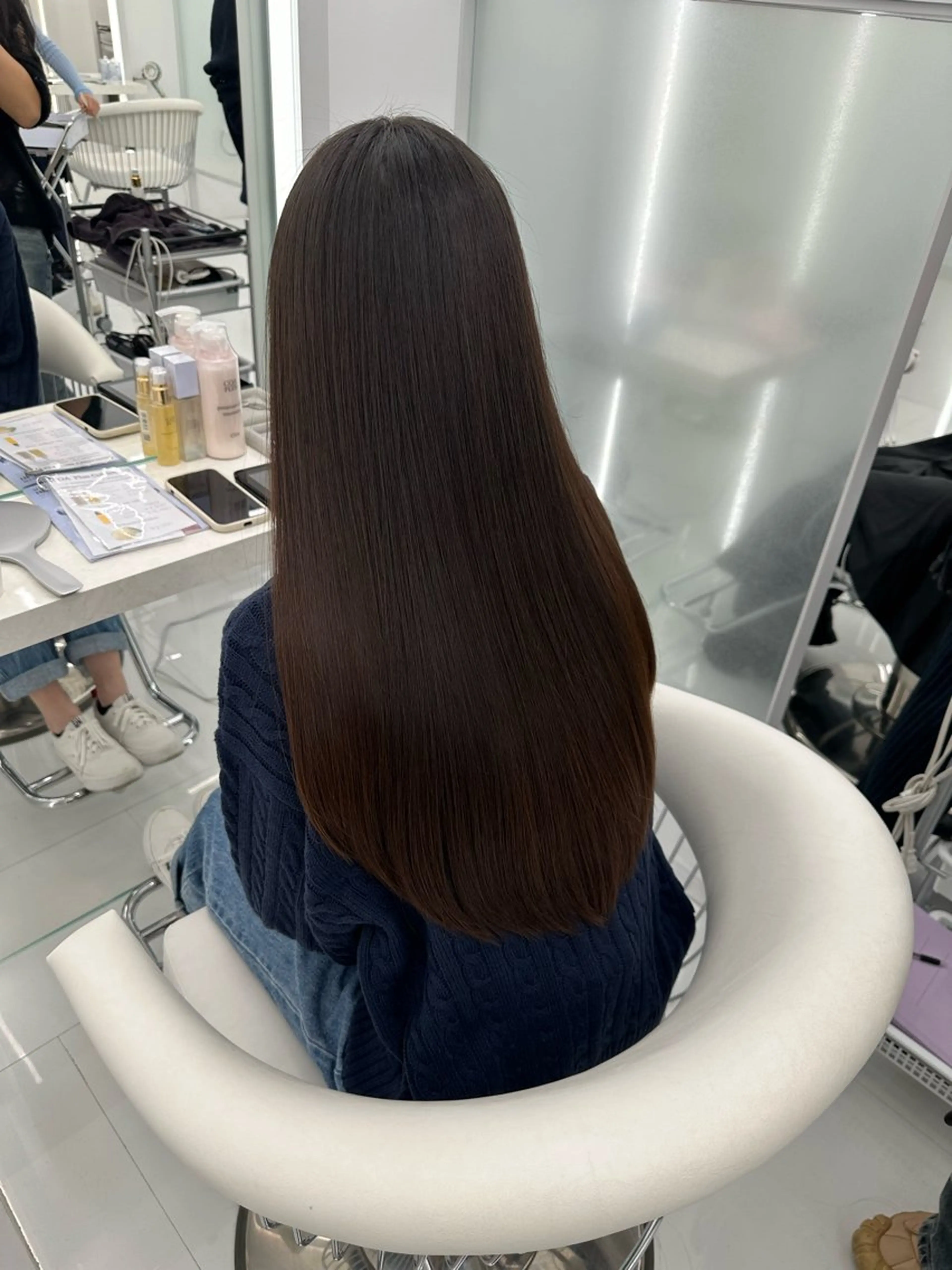 ロング カラー 🫧RYOグレージュ /透け感カラー🫧のヘアスタイル