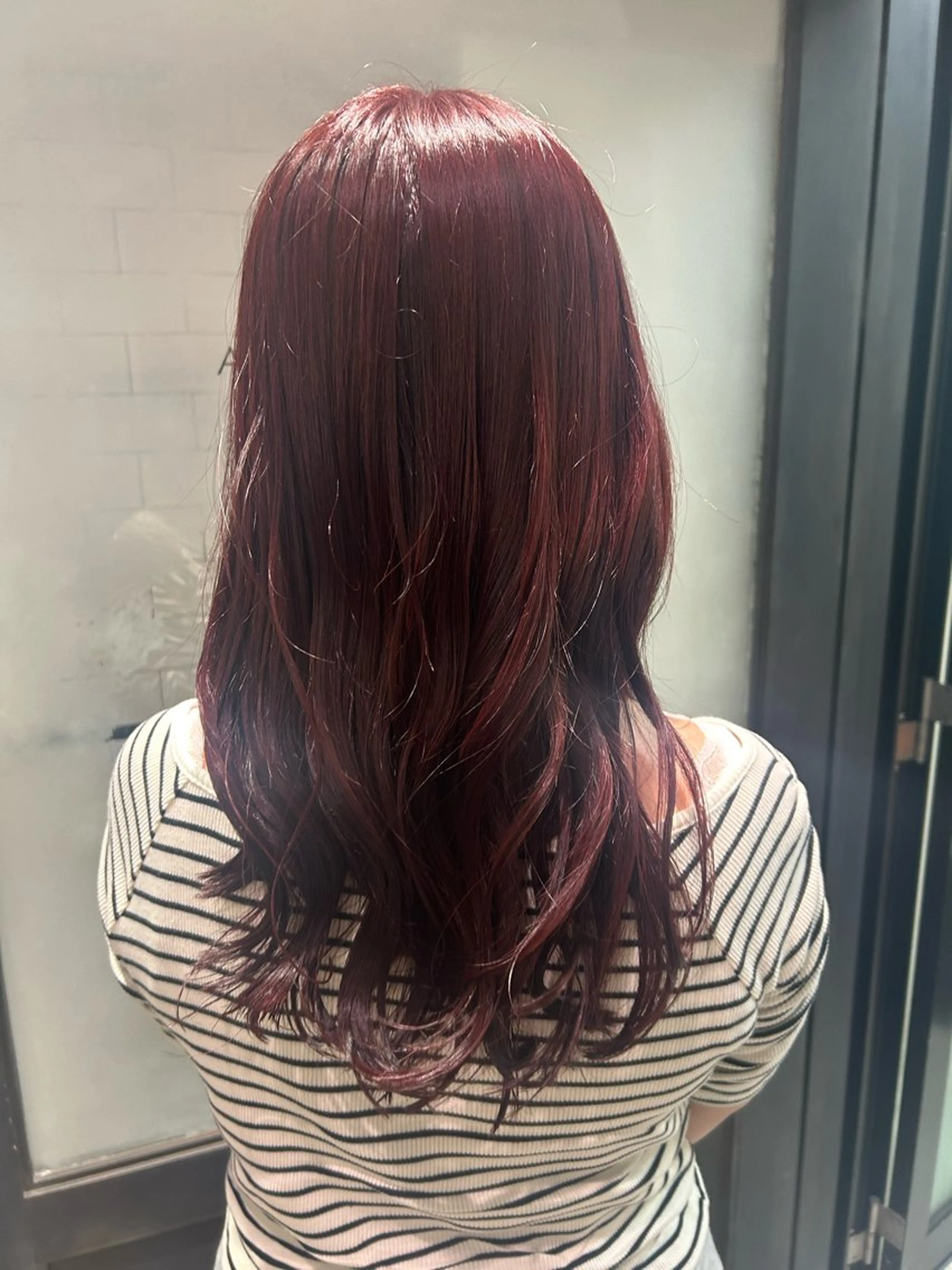 カラー レッドカラー ITbyALBUM藤沢店所属・IT by ALBUM立川のヘアスタイル