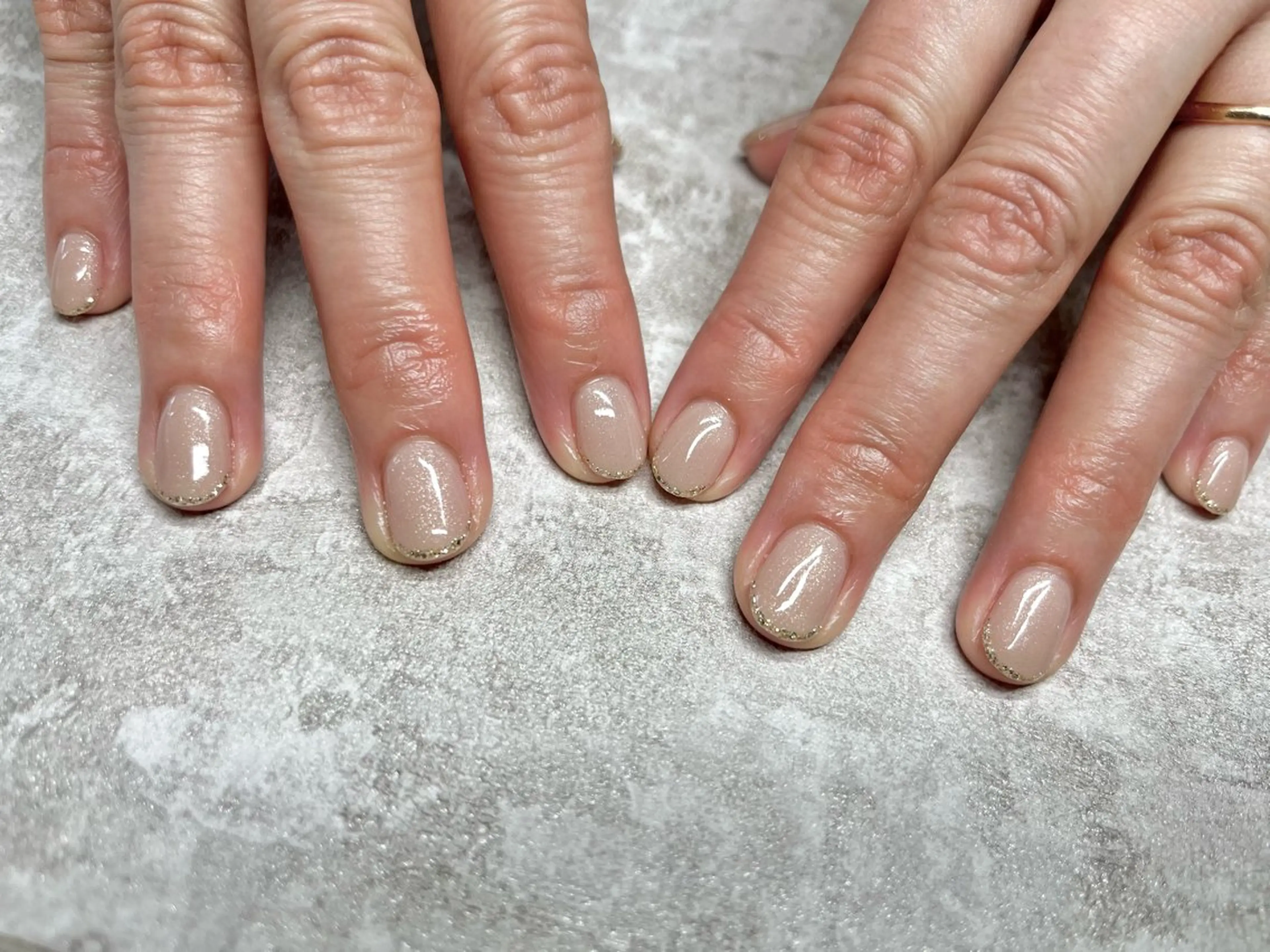 ネイル シンプルネイル joieange嶋田 心斎橋店Nail🦋のネイルデザイン