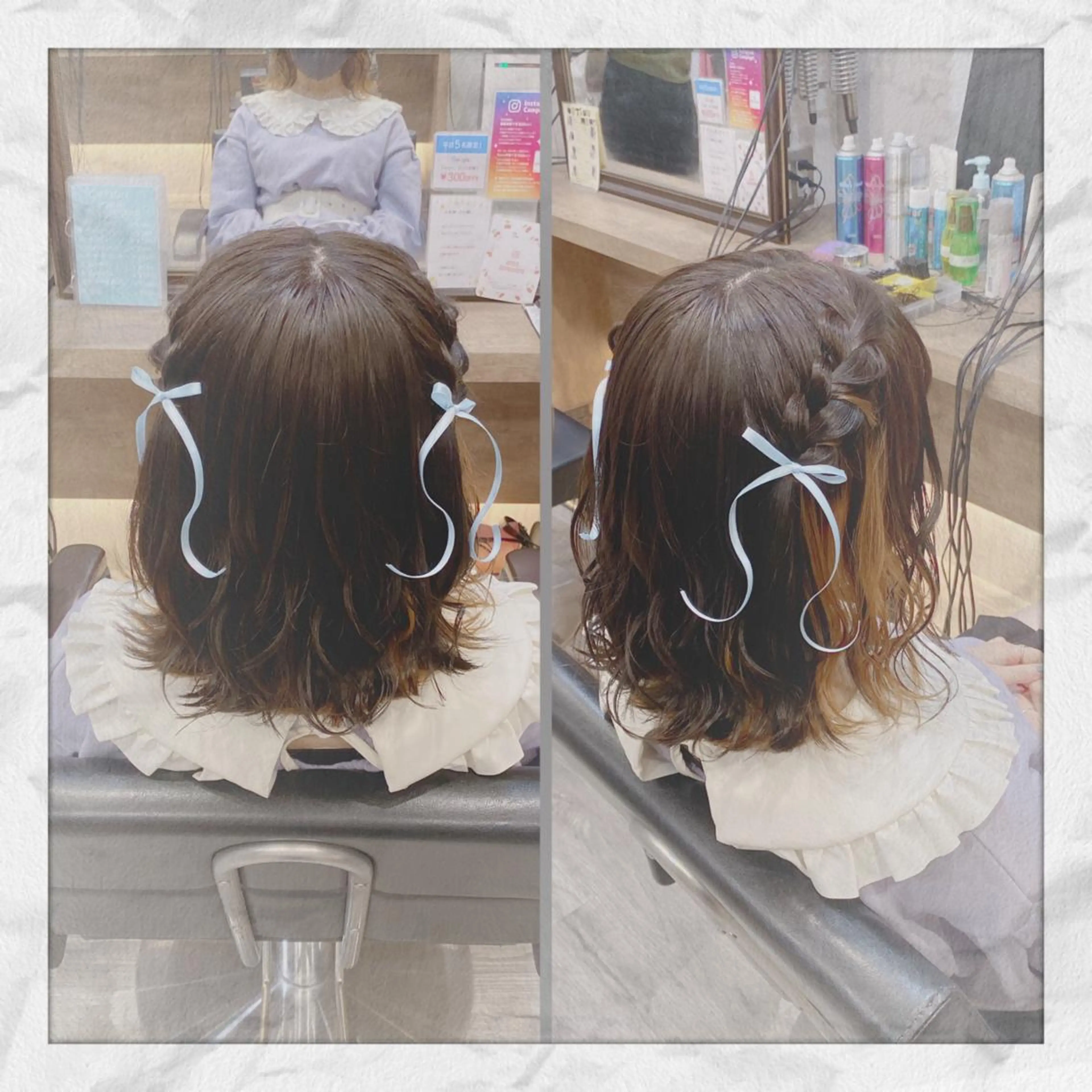 ミディアム ヘアアレンジ ヘアセット ヘアセット/着付け 𓇼 松本 夏美𓇼のヘアスタイル