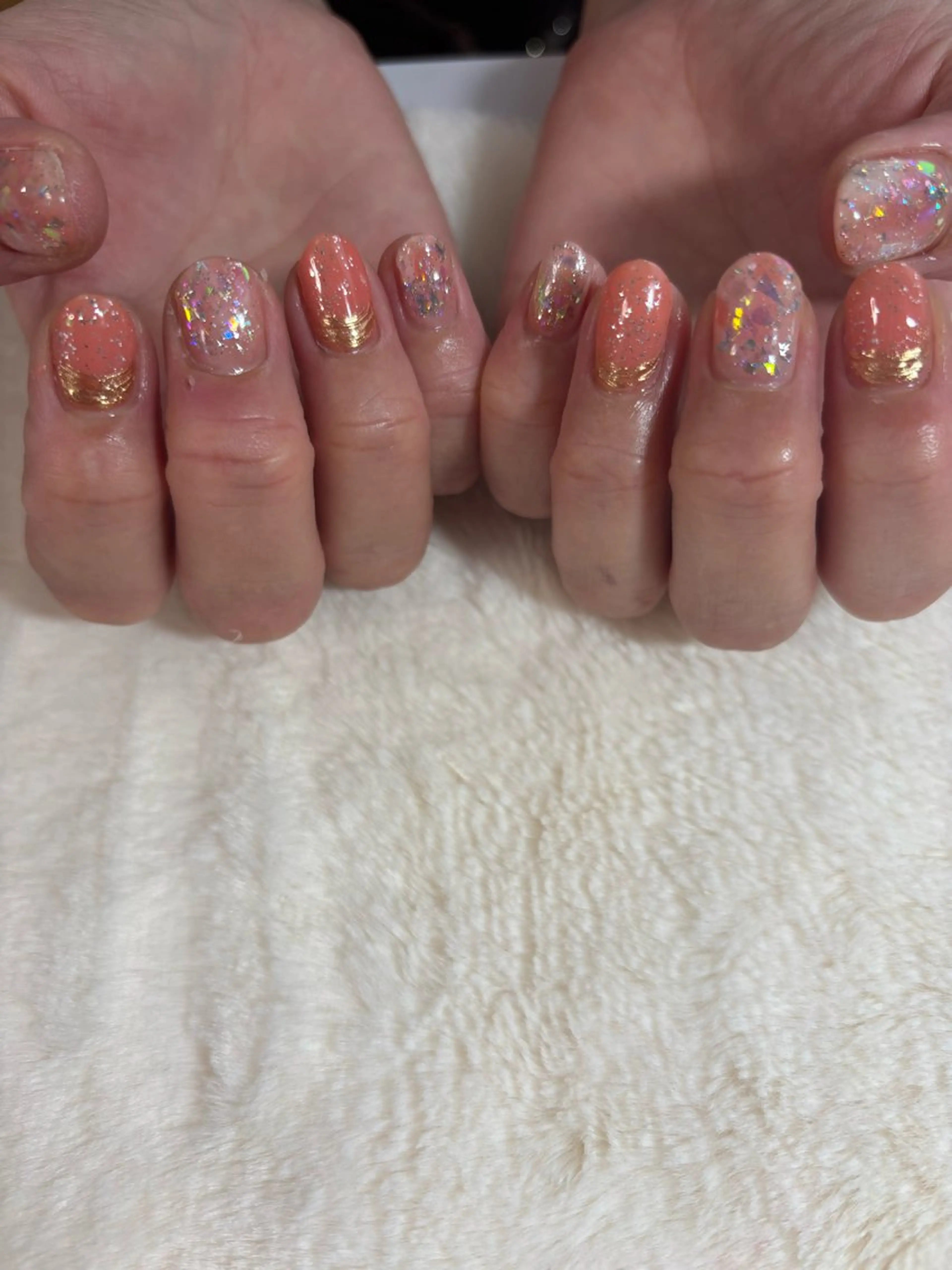 ネイル 夏ネイル ハンドネイル 北川 恭子のネイルデザイン