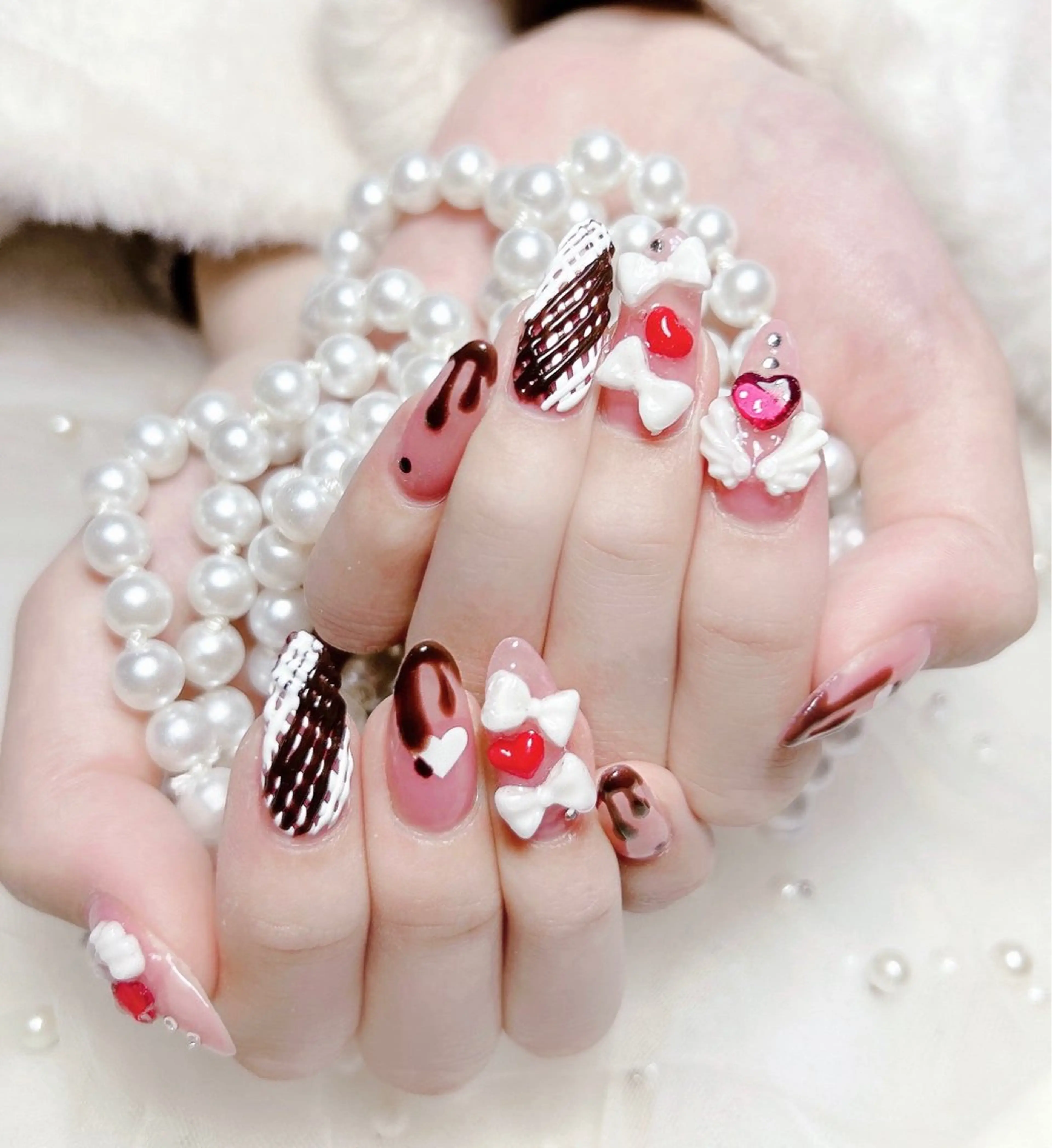 ネイル M🌷nail 長さだし専門店のネイルデザイン