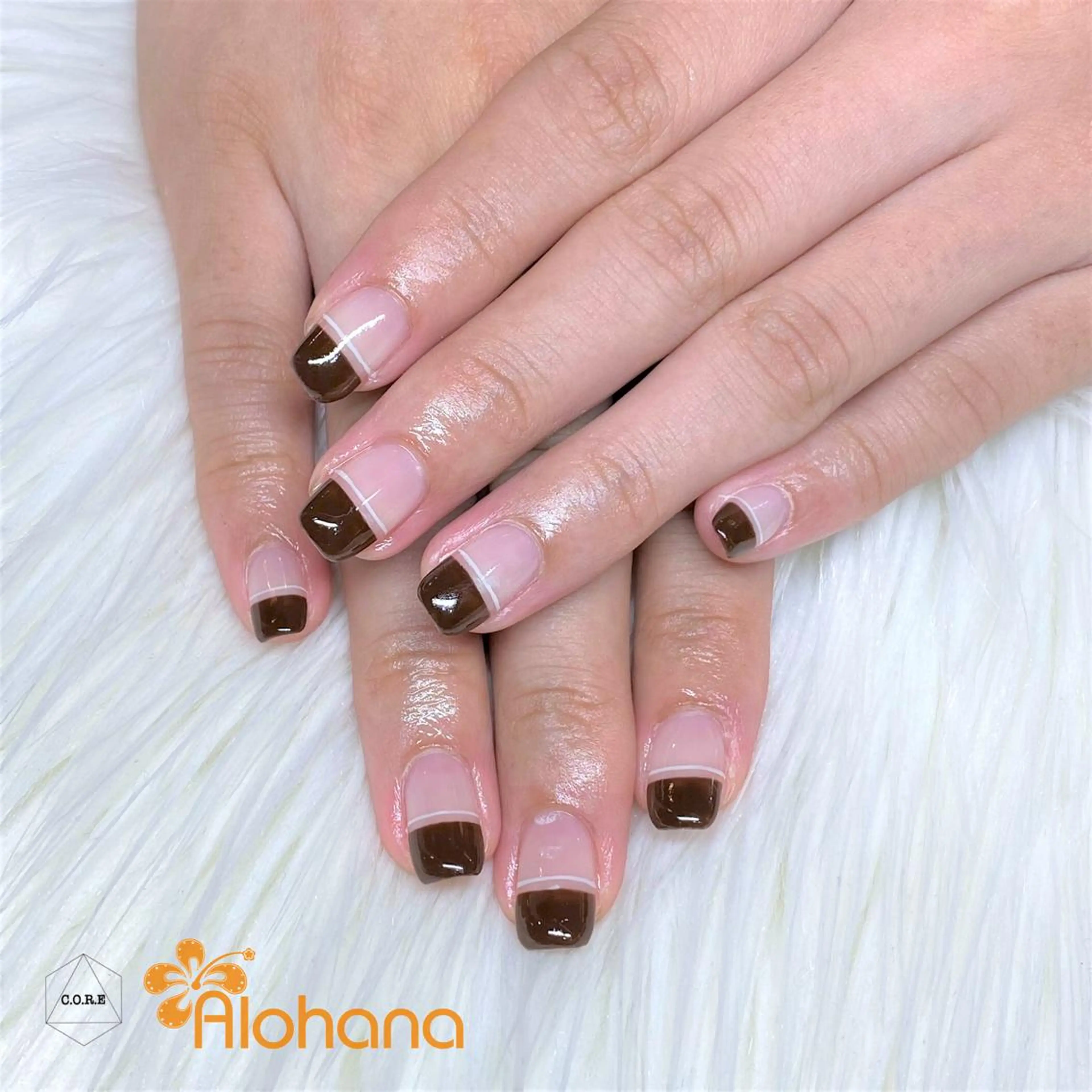 ネイル フレンチネイル Alohana所属・Alohana Minaのネイルデザイン