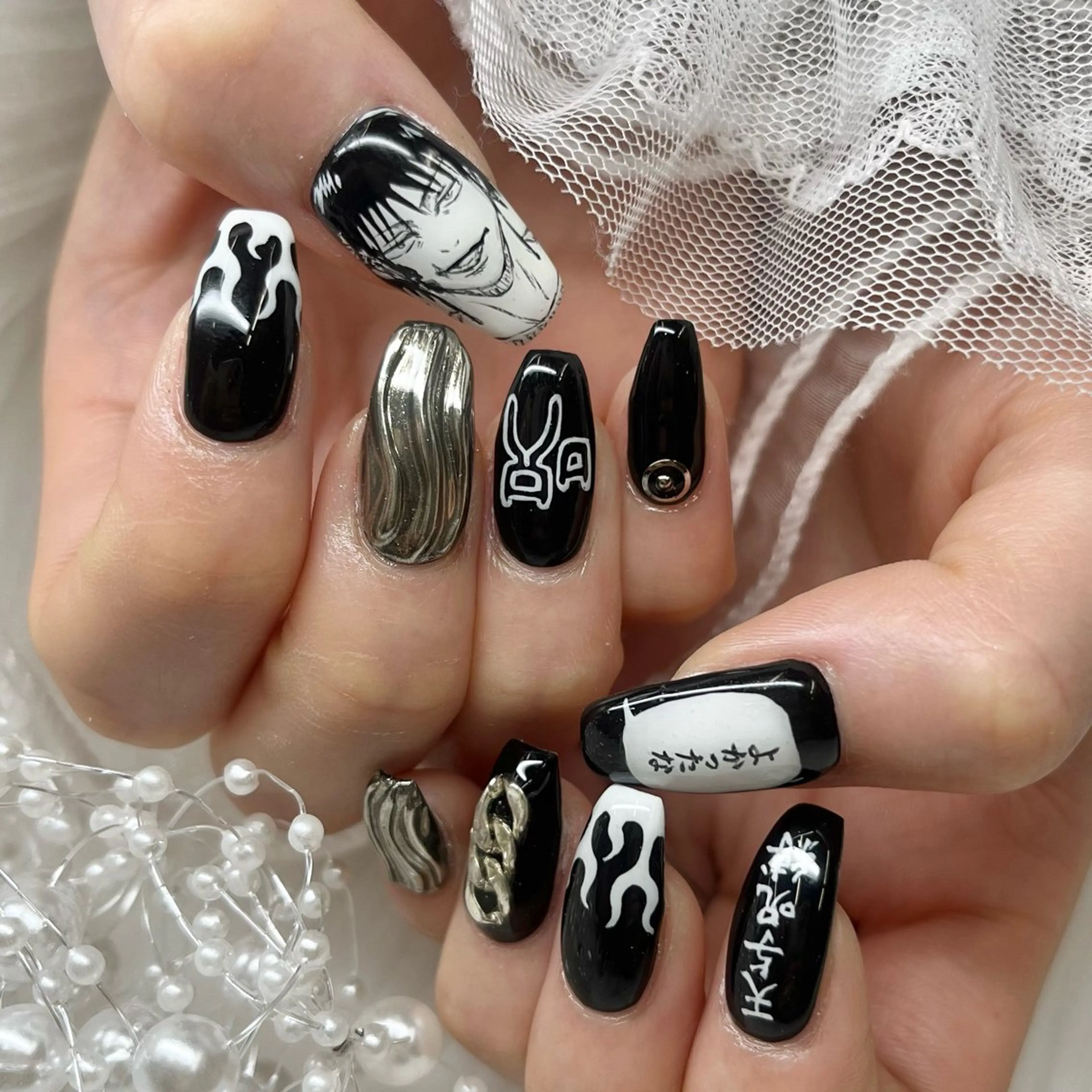 ネイル ハンドネイル 池袋痛ネイル Nok. 渡辺のネイルデザイン