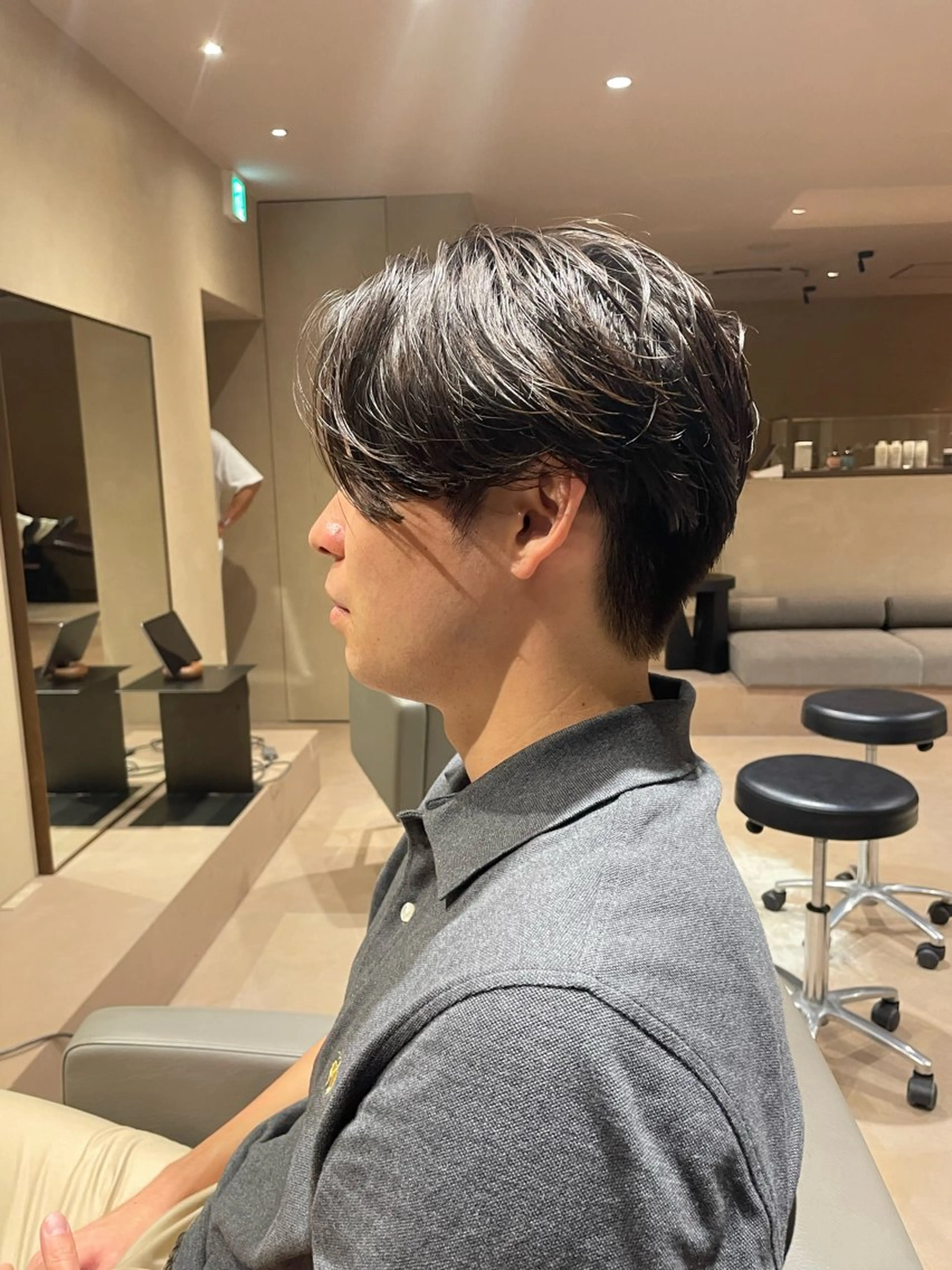 ショート パーマ メンズ メンズ専門✂️ ROW徳田浩二のヘアスタイル