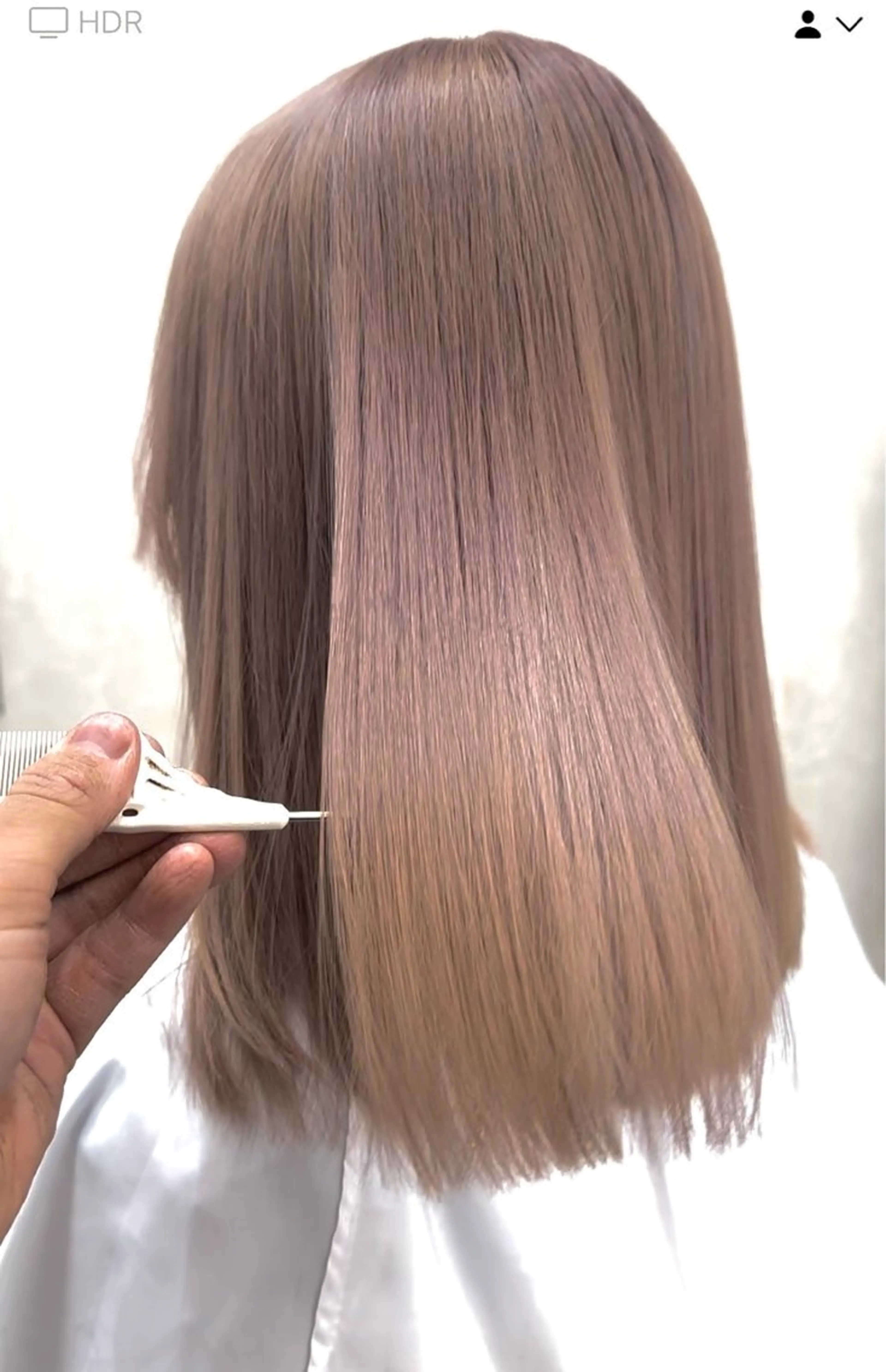 ミディアム カラー 梶  睦⛄️ カット/カラーのヘアスタイル