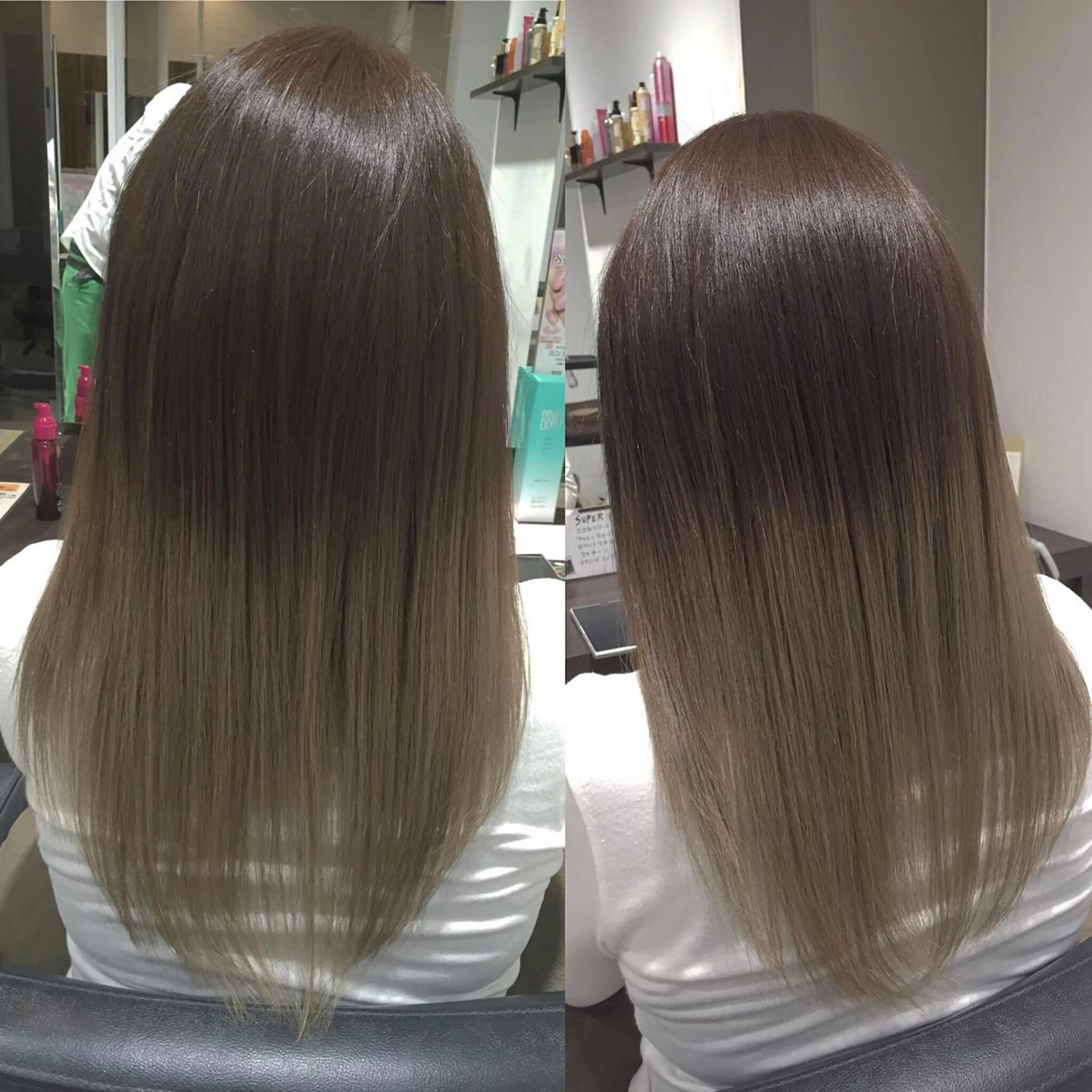 ミディアム セミロング カラー グラデーションカラー グレージュ Men's BIRTH by happiness 梅田中崎町店所属・メンズ特化美容師 カラー専門ぺーターのヘアスタイル