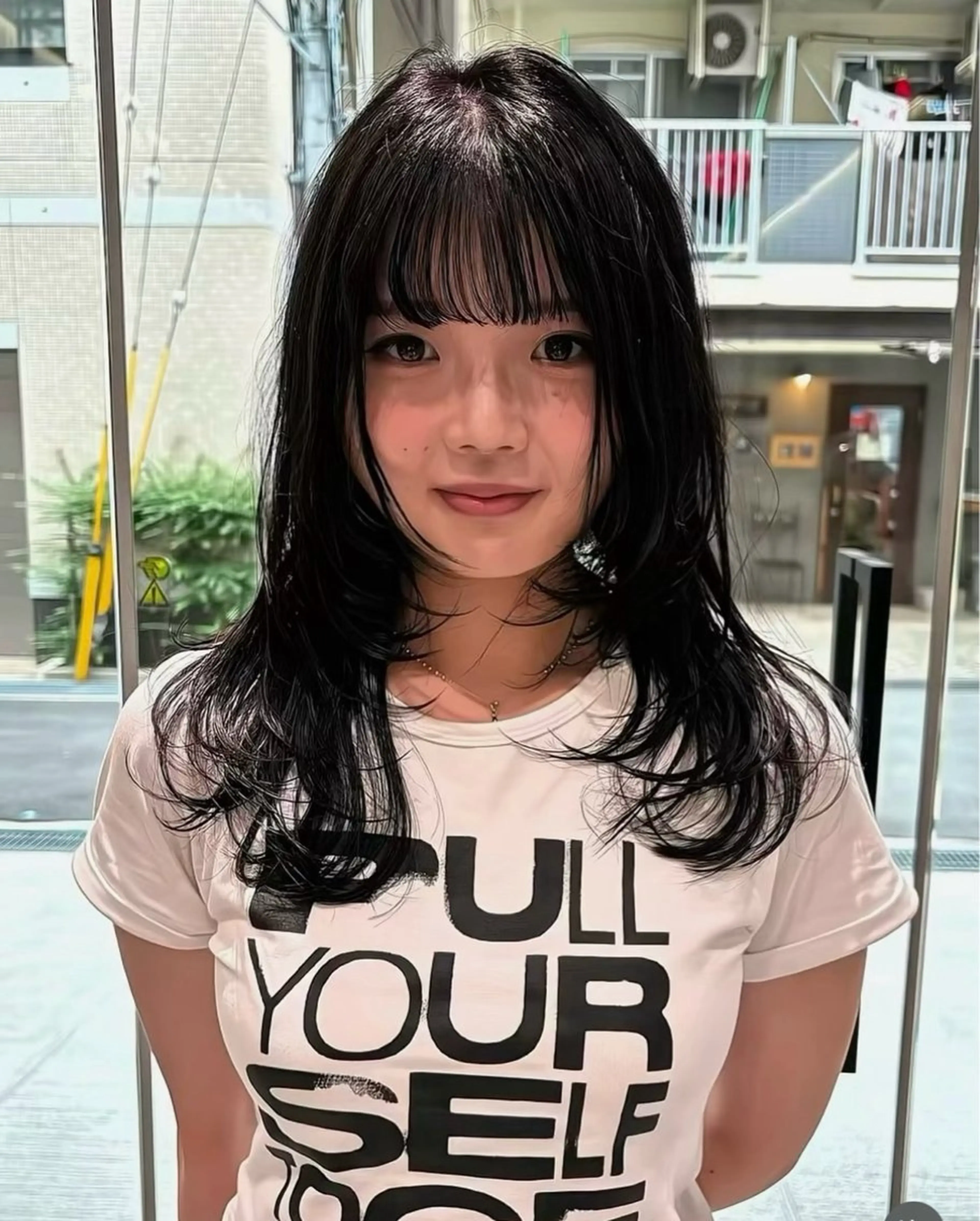 💕透明感カラー+似合わせカット+髪質改善トリートメント💕(ブリーチなし)の写真