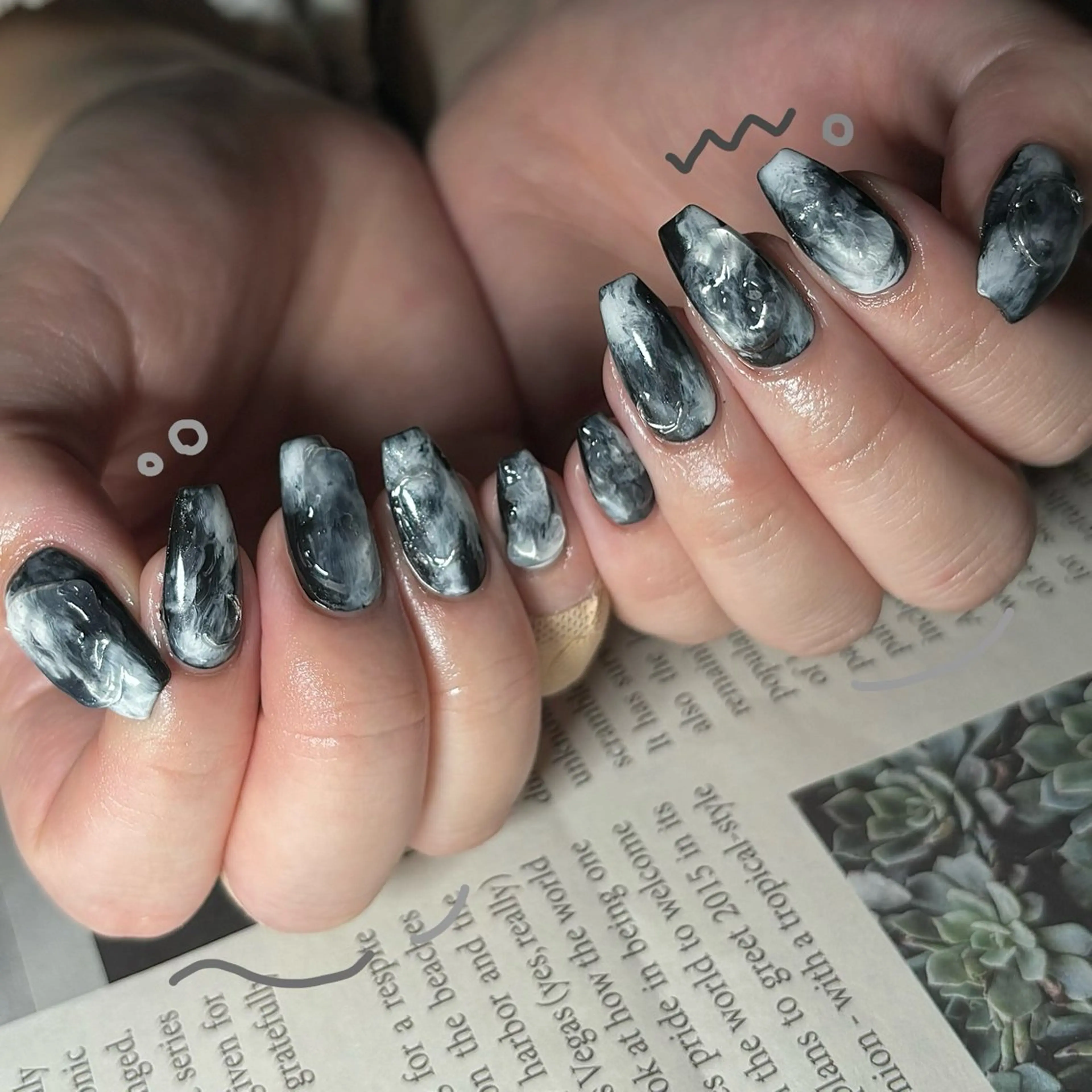 ネイル ハンドネイル Nailsalon BLOOM🌷 山崎のネイルデザイン