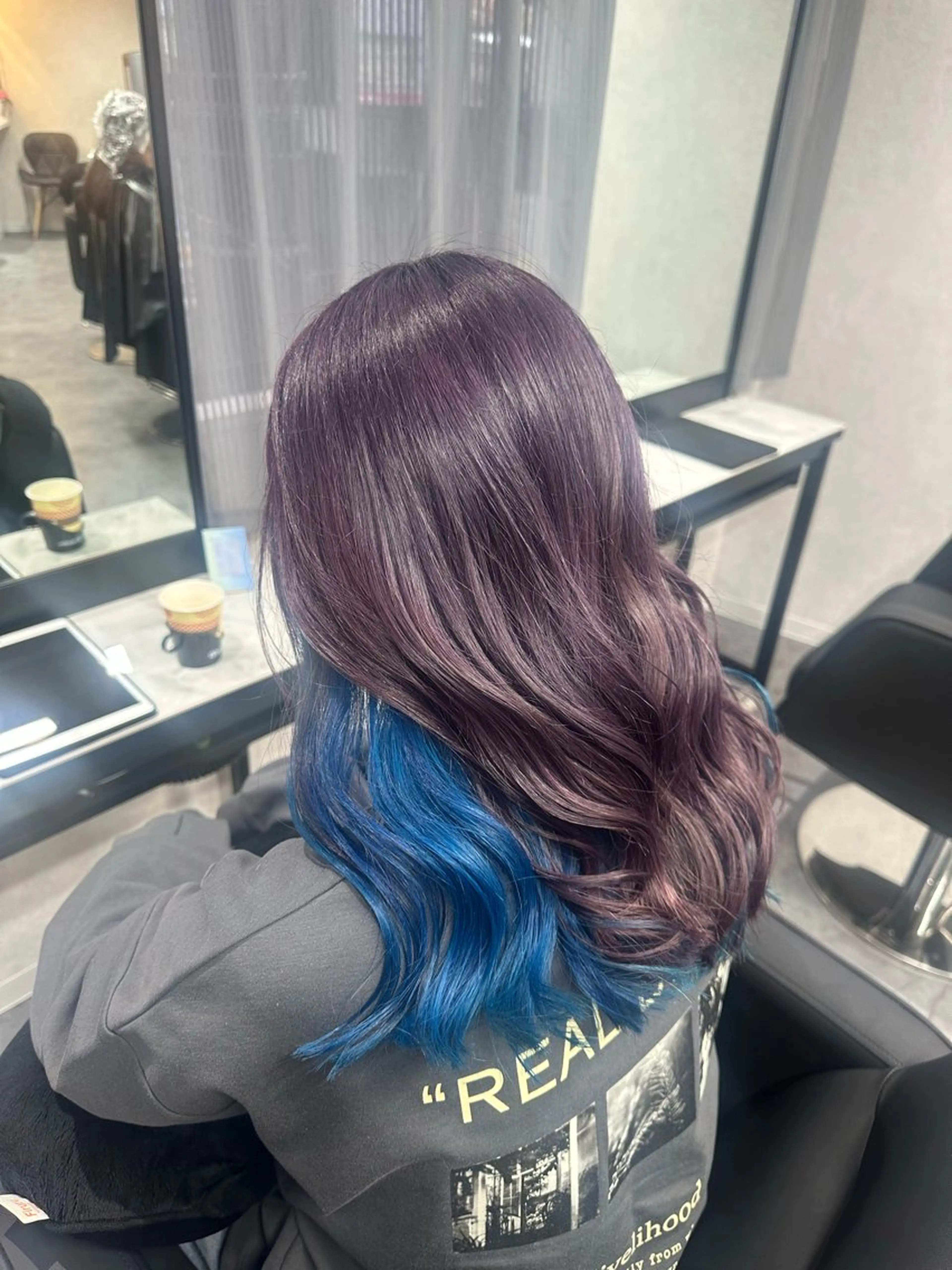 ロング カラー カット ヘアカラー トリートメント 🎀PALOOZA SAYU🎀のヘアスタイル