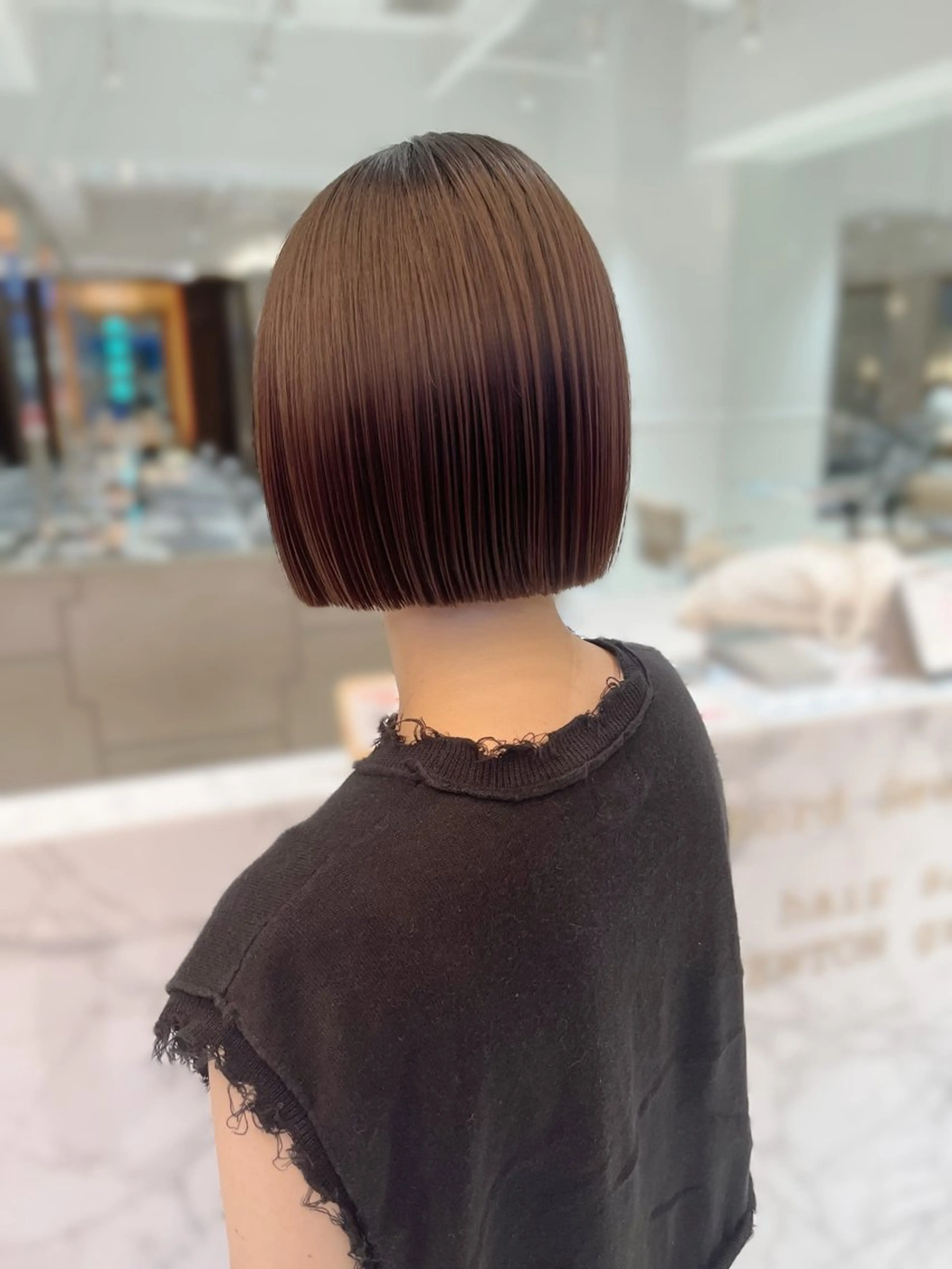 ショート ボブ カット haruna .のヘアスタイル