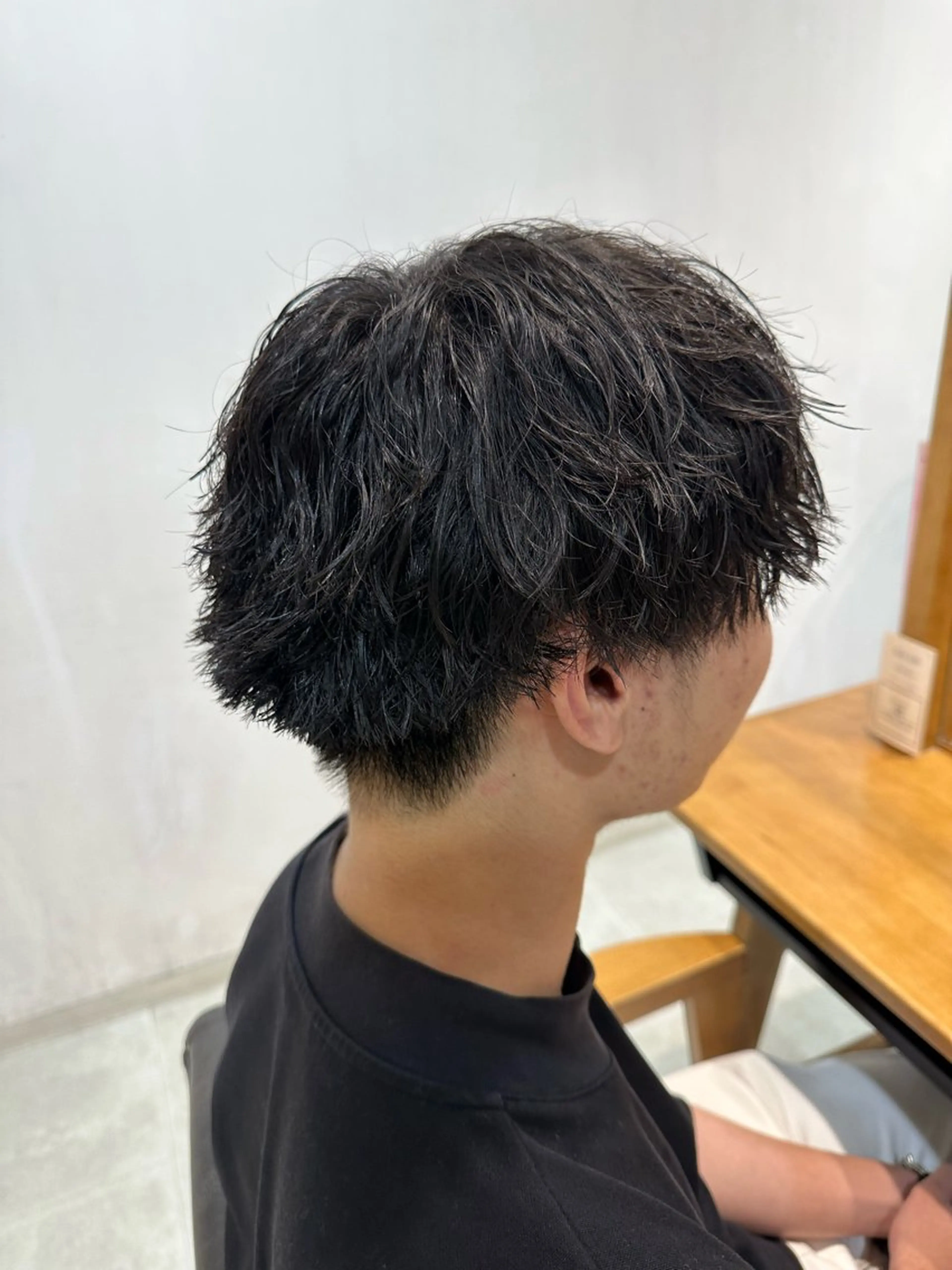 メンズ メンズパーマ 学生（メンズ向け） パーマ 白髪ぼかし/白髪 メッシュ/ゆうとのヘアスタイル