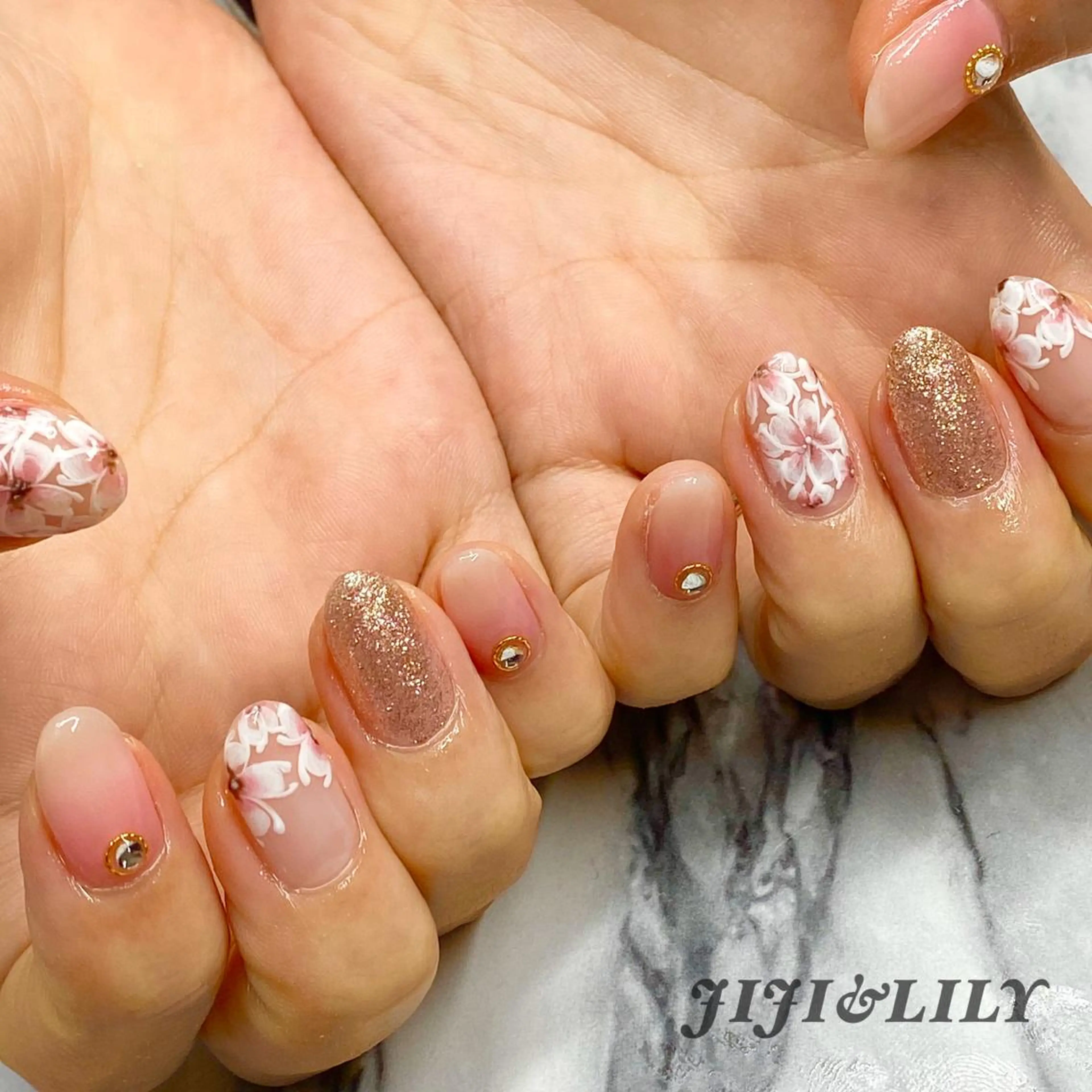 ネイル 桜ネイル 豊田 圭子のネイルデザイン