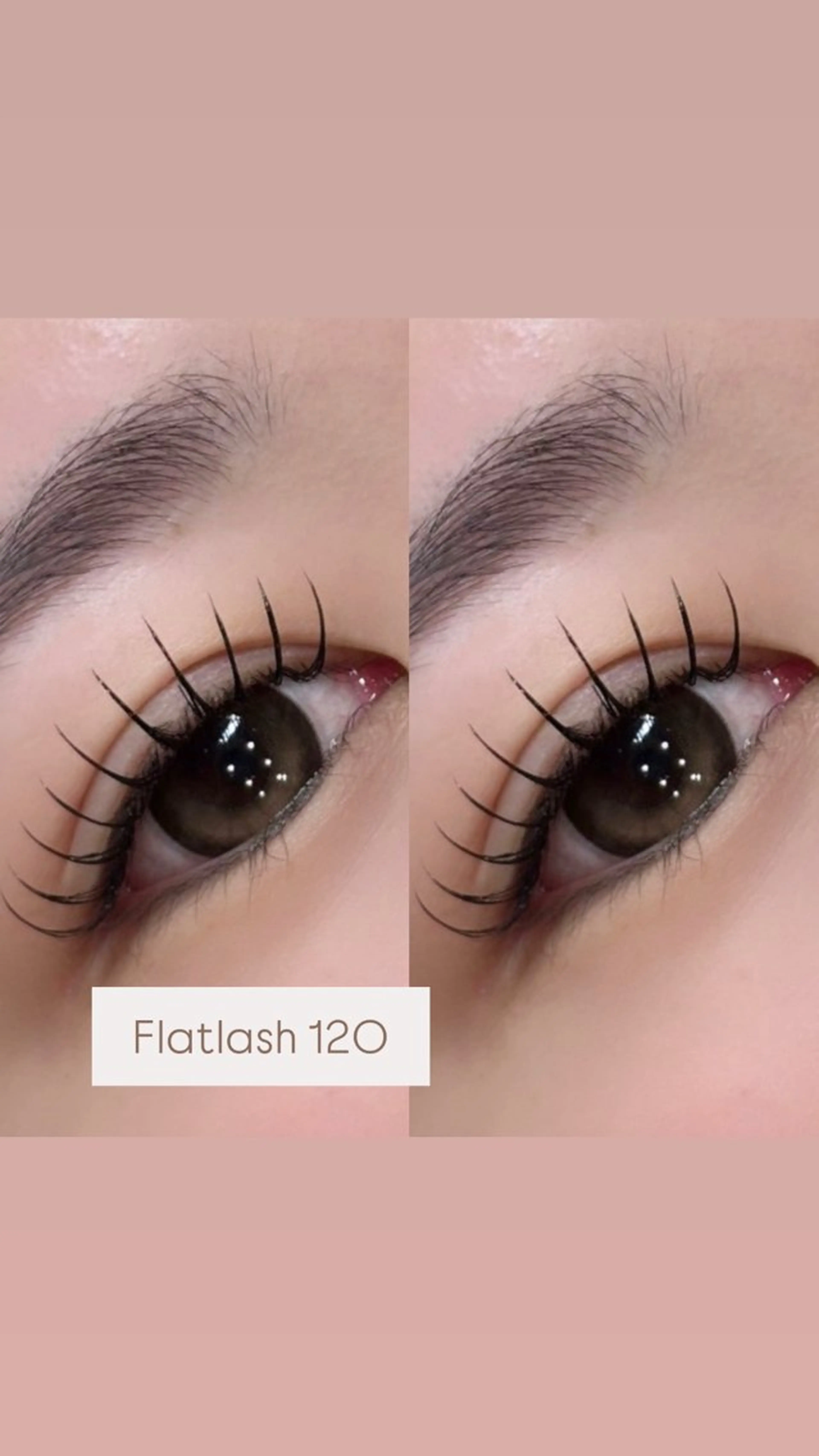 【今っぽ束間！】フラットラッシュ120本× 束感コーティング仕上げ👀✨¥5500の写真